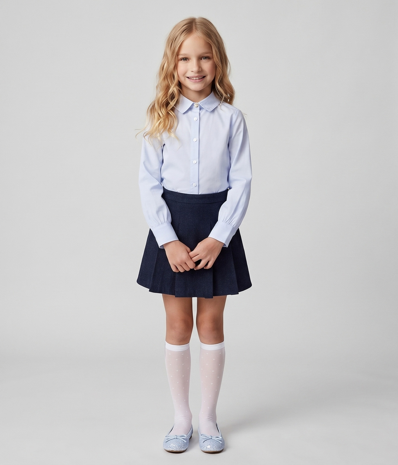 GIRLS Blouse/Блузка детская/AW25TKG005