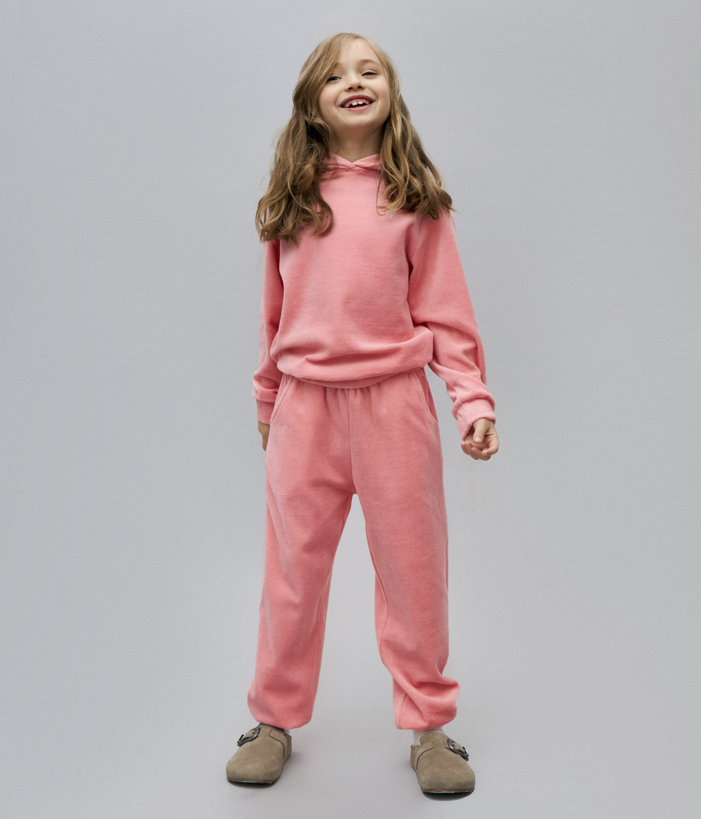 GIRLS veloure set Cardi and Joggers/ Комплект детский Кардиган и Брюки/AW23TKG036