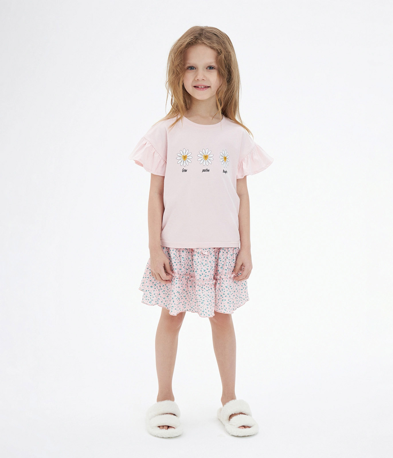 GIRLS Сhamomile tee SS/ Футболка детская к/р/SS24TKG088
