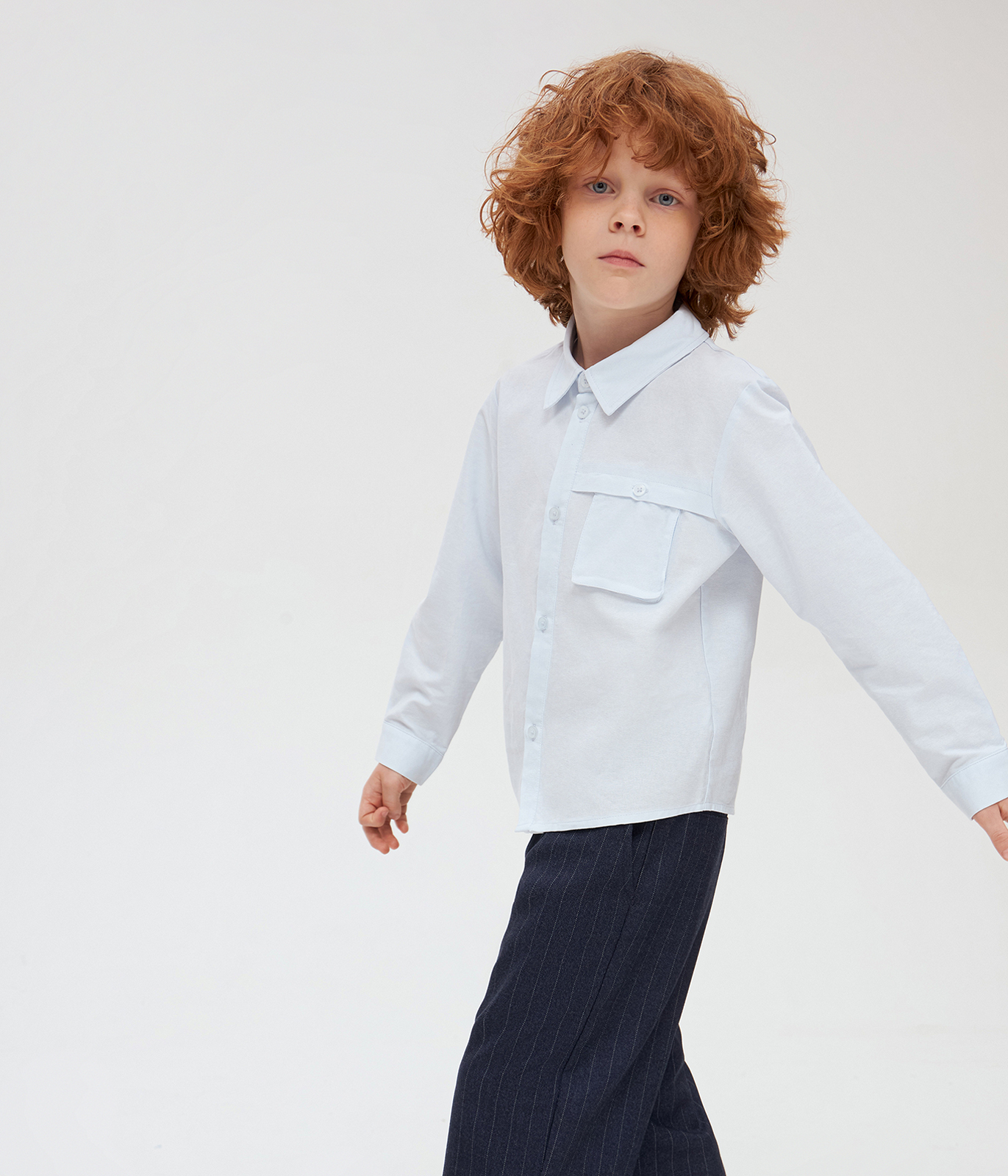 BOYS oxford shirt/Рубашка детская/AW23TKB036