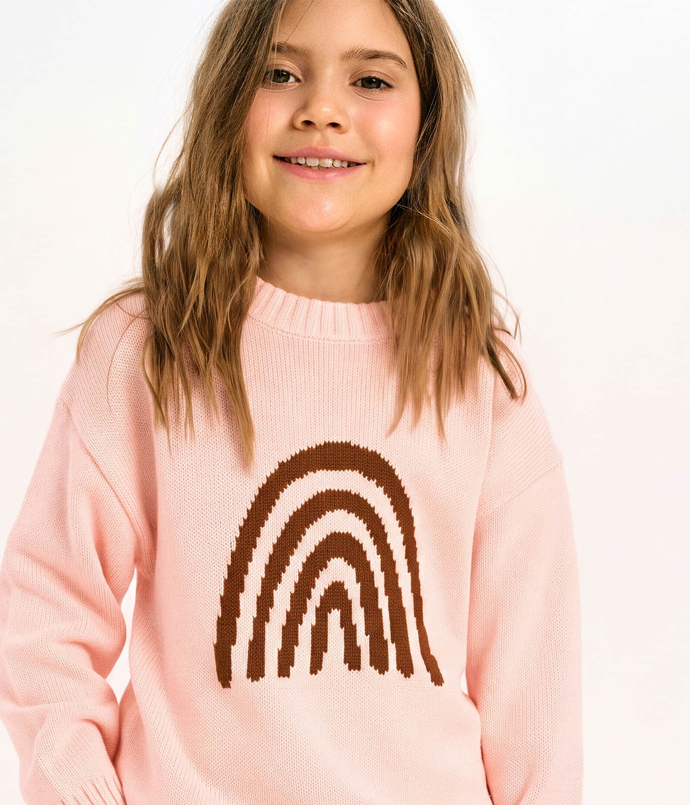 GIRLS Jumper knitted/Джемпер детский/AW23TKG042