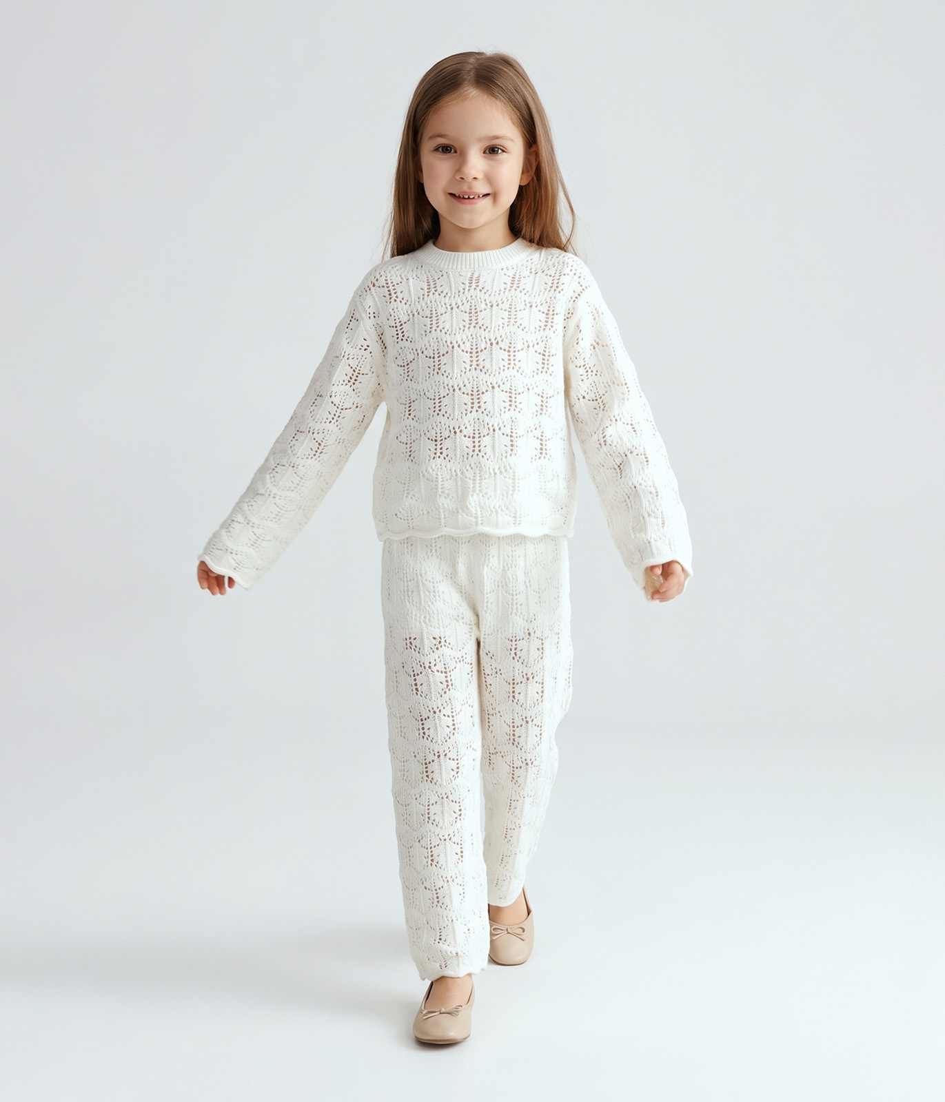 GIRLS jumper knitted/Джемпер детский/SS24TKG030
