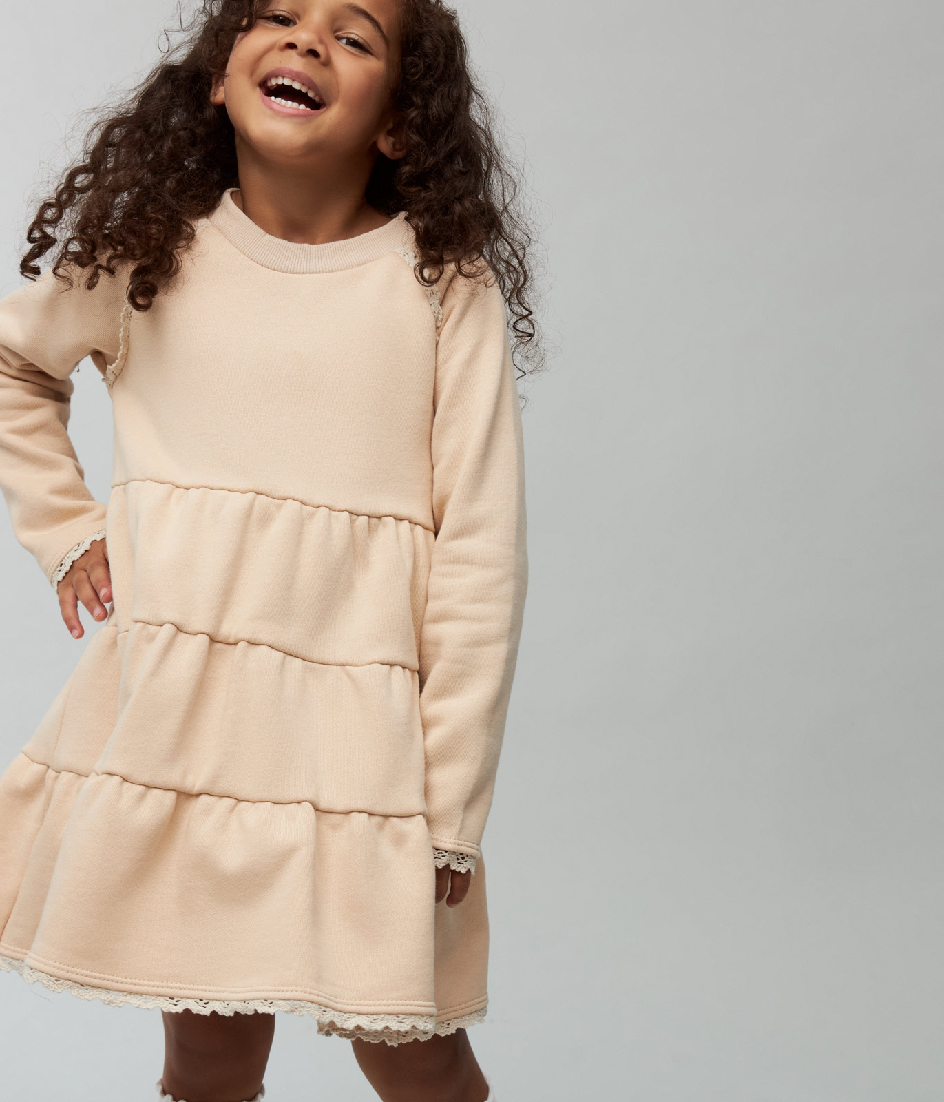 GIRLS dress LS/ Платье детское д/р/AW23TKG029