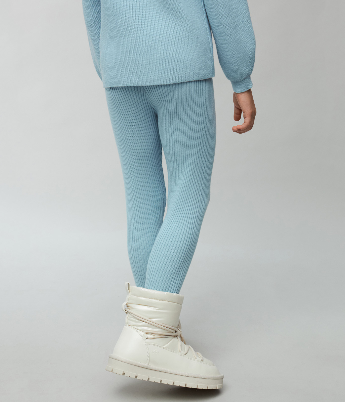 GIRLS set cardi and leggings knitted/Комплект кардиган+брюки детский/AW24TKG032