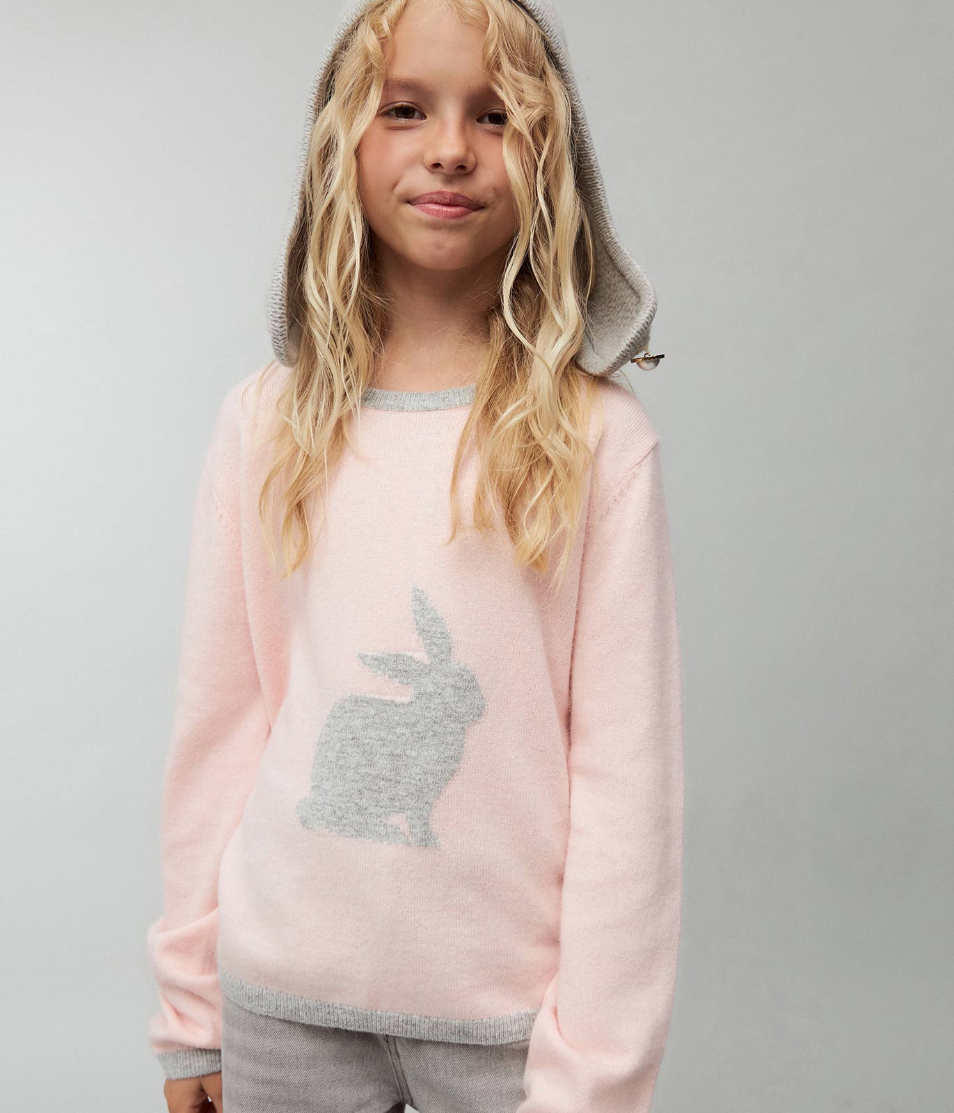 GIRLS Jumper knitted/Джемпер детский/AW23TKG043