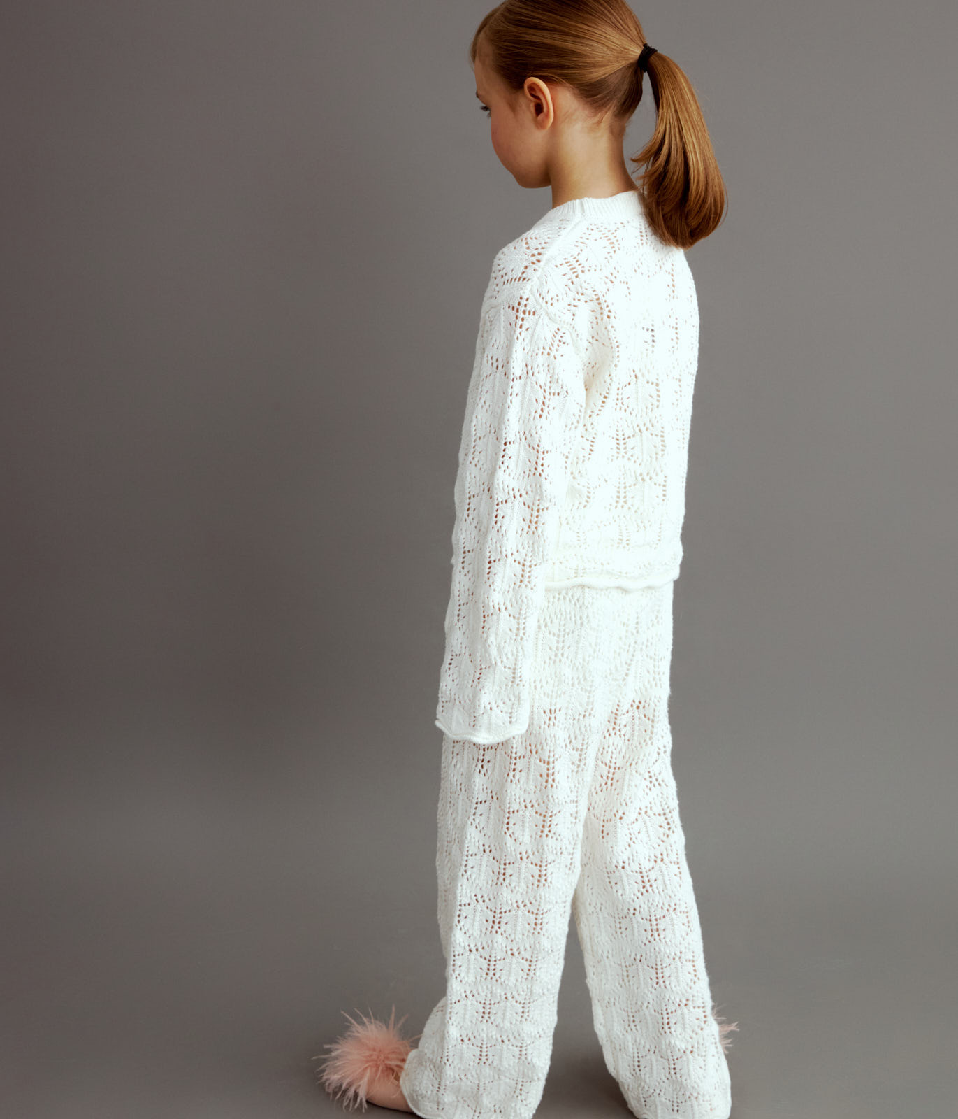 GIRLS jumper knitted/Джемпер детский/SS24TKG030