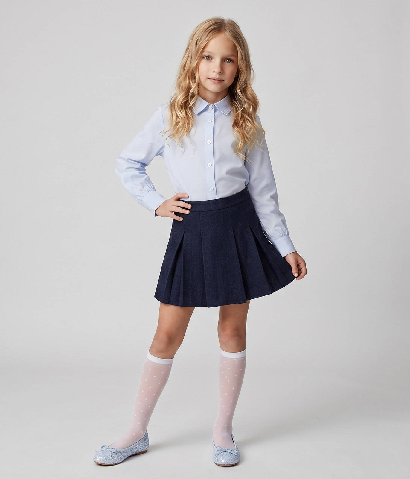 GIRLS Blouse/Блузка детская/AW25TKG005