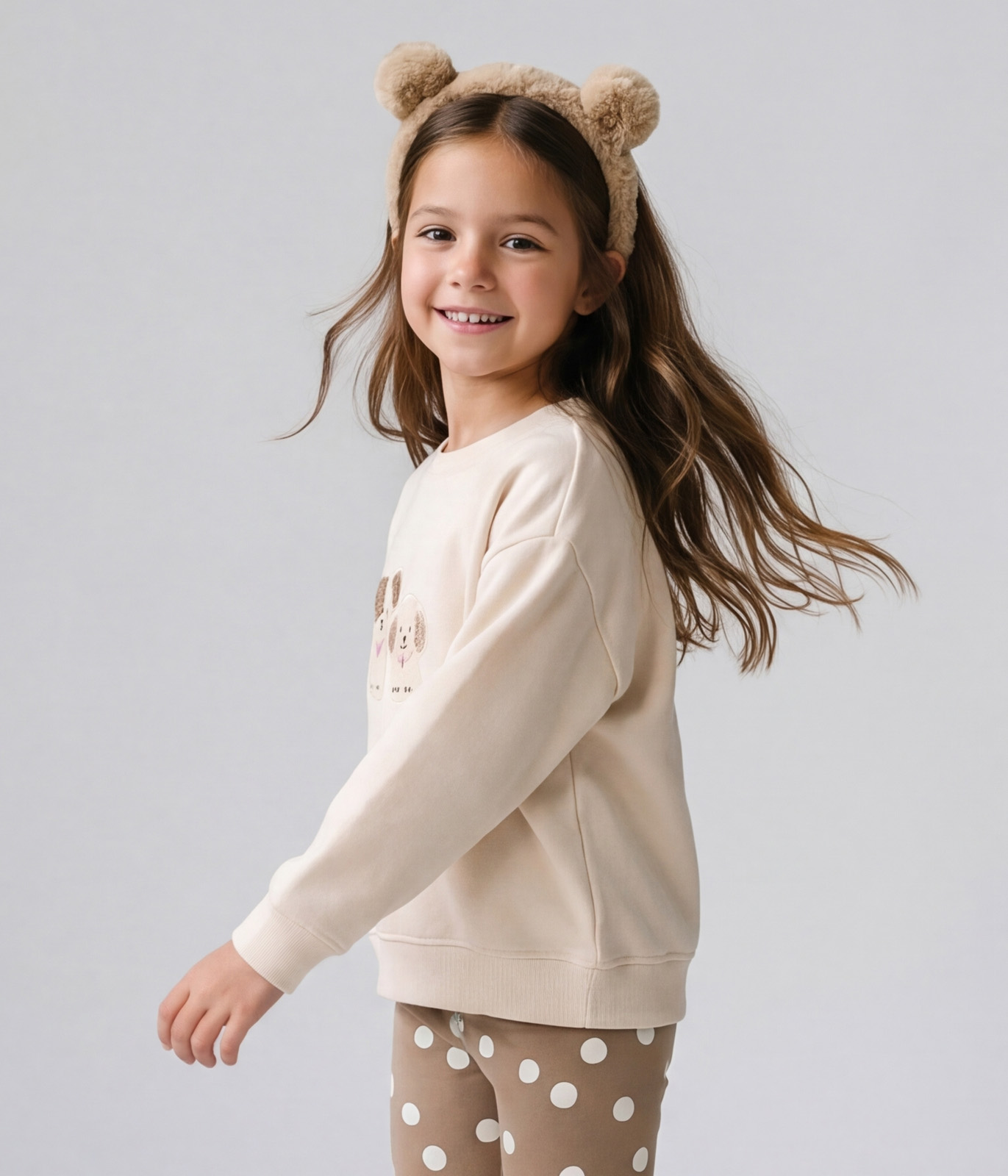 GIRLS Set: leggings & sweatshirt/Комплект детский: Леггинсы и свитшот /AW25TKG037