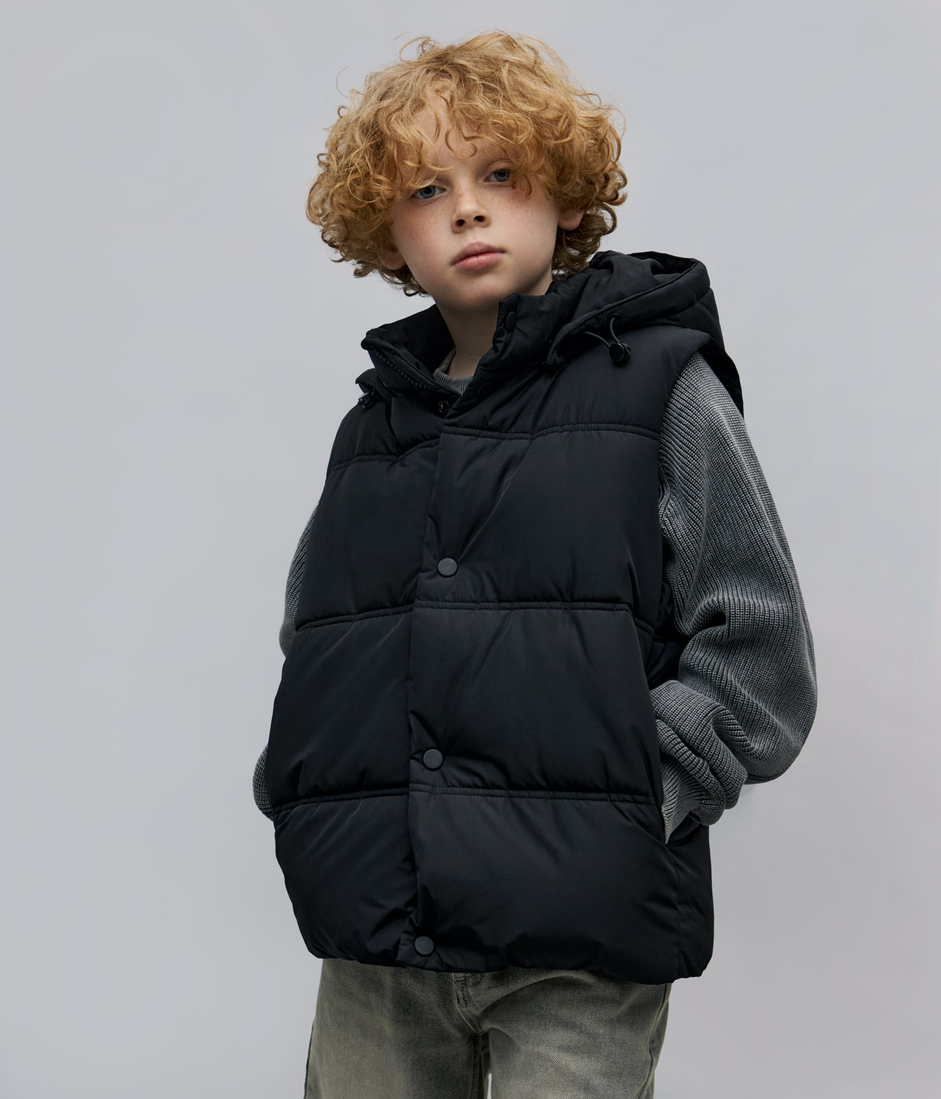 BOYS Padded vest/Детский утепленный жилет /SS25TKB003