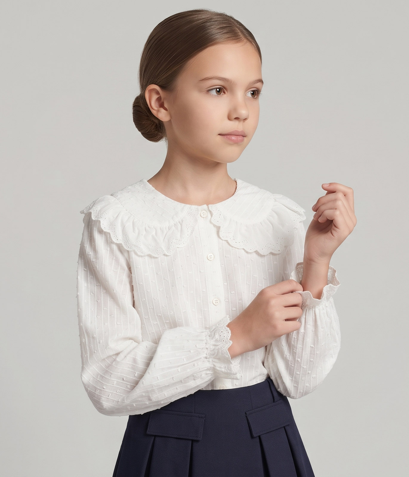 GIRLS Blouse/Блузка детская/AW25TKG021
