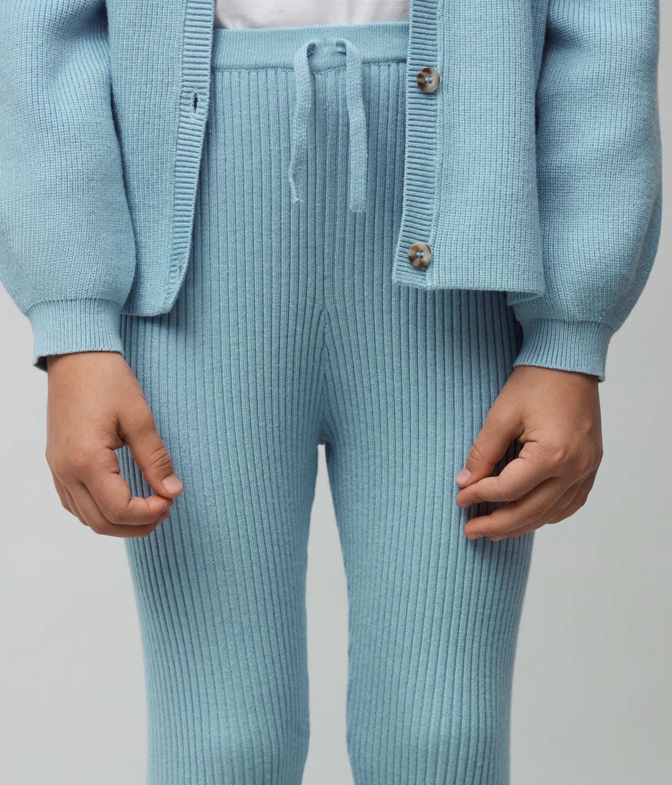 GIRLS set cardi and leggings knitted/Комплект кардиган+брюки детский/AW24TKG032