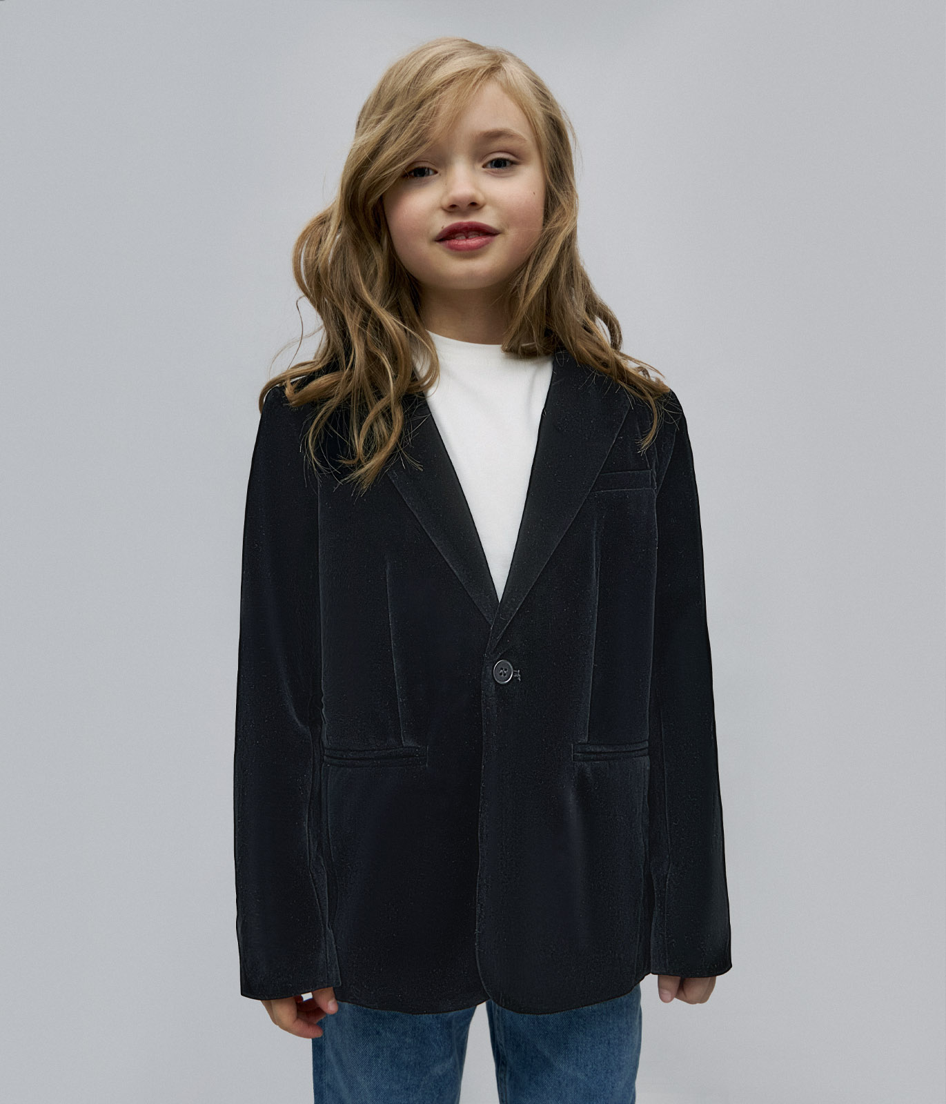 BOYS Velour Blazer/Велюровый пиджак для мальчиков/AW24TKU011