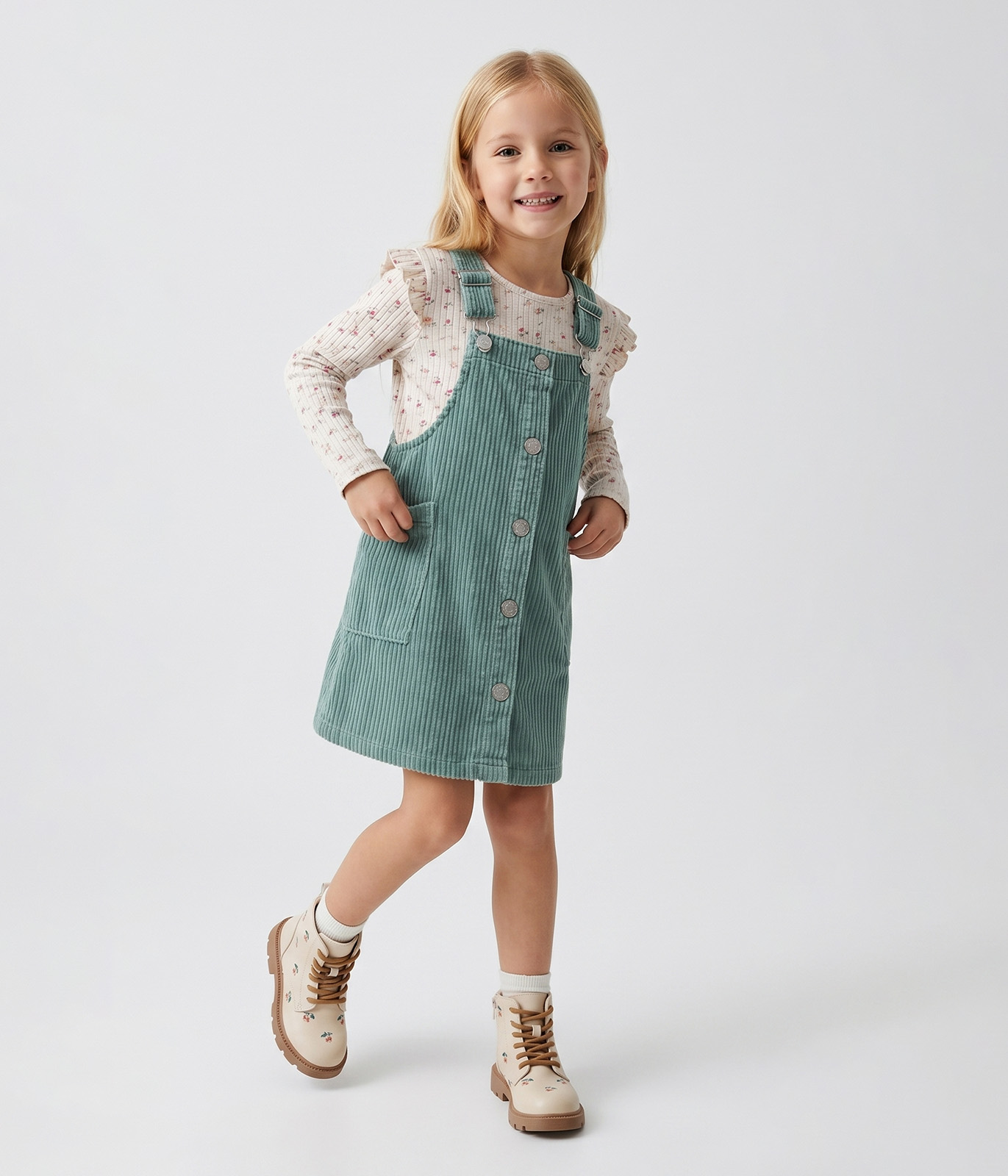 GIRLS pinny dress/ Сарафан детский/AW23TKG034