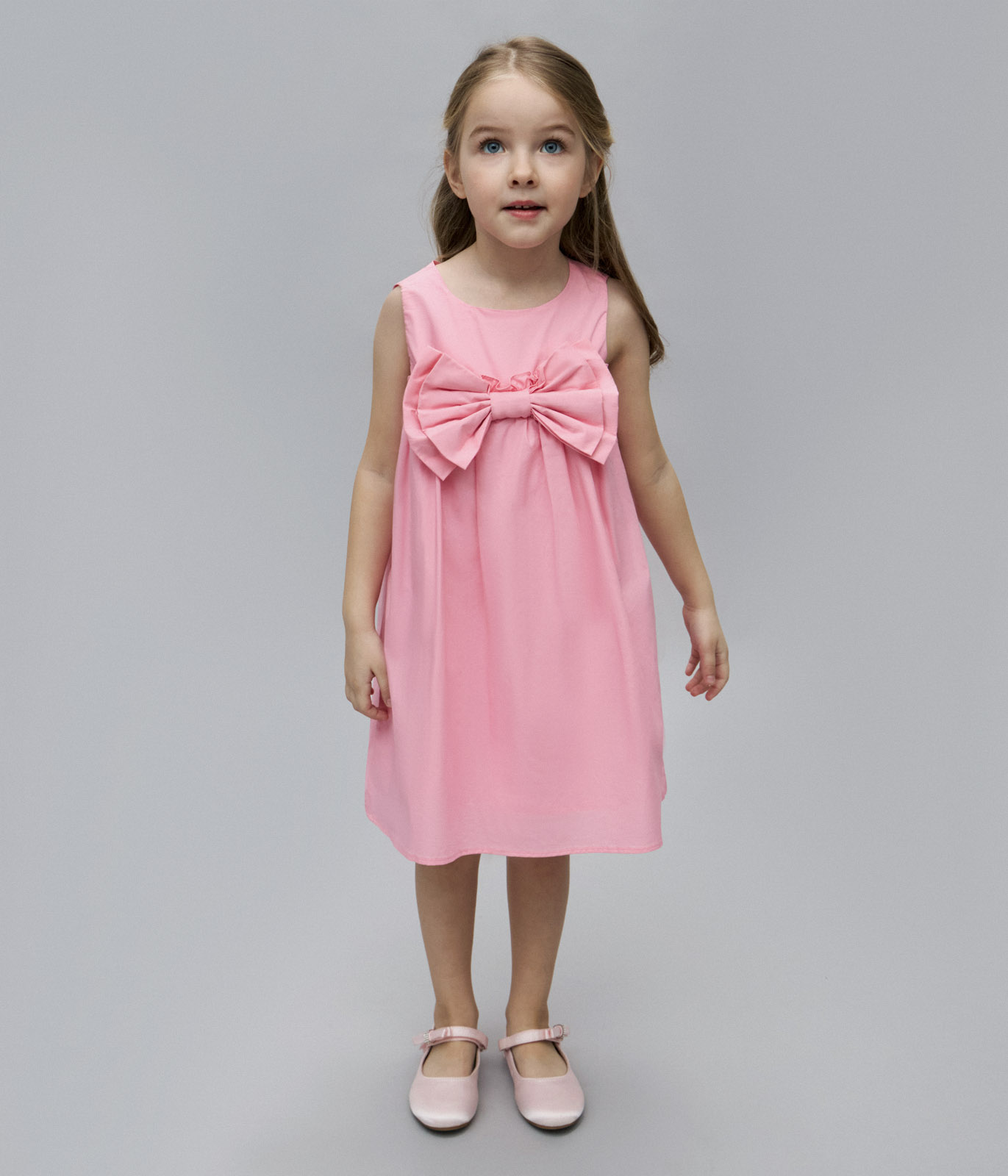 GIRLS poplin dress SS/Платье детское/SS24TKG095