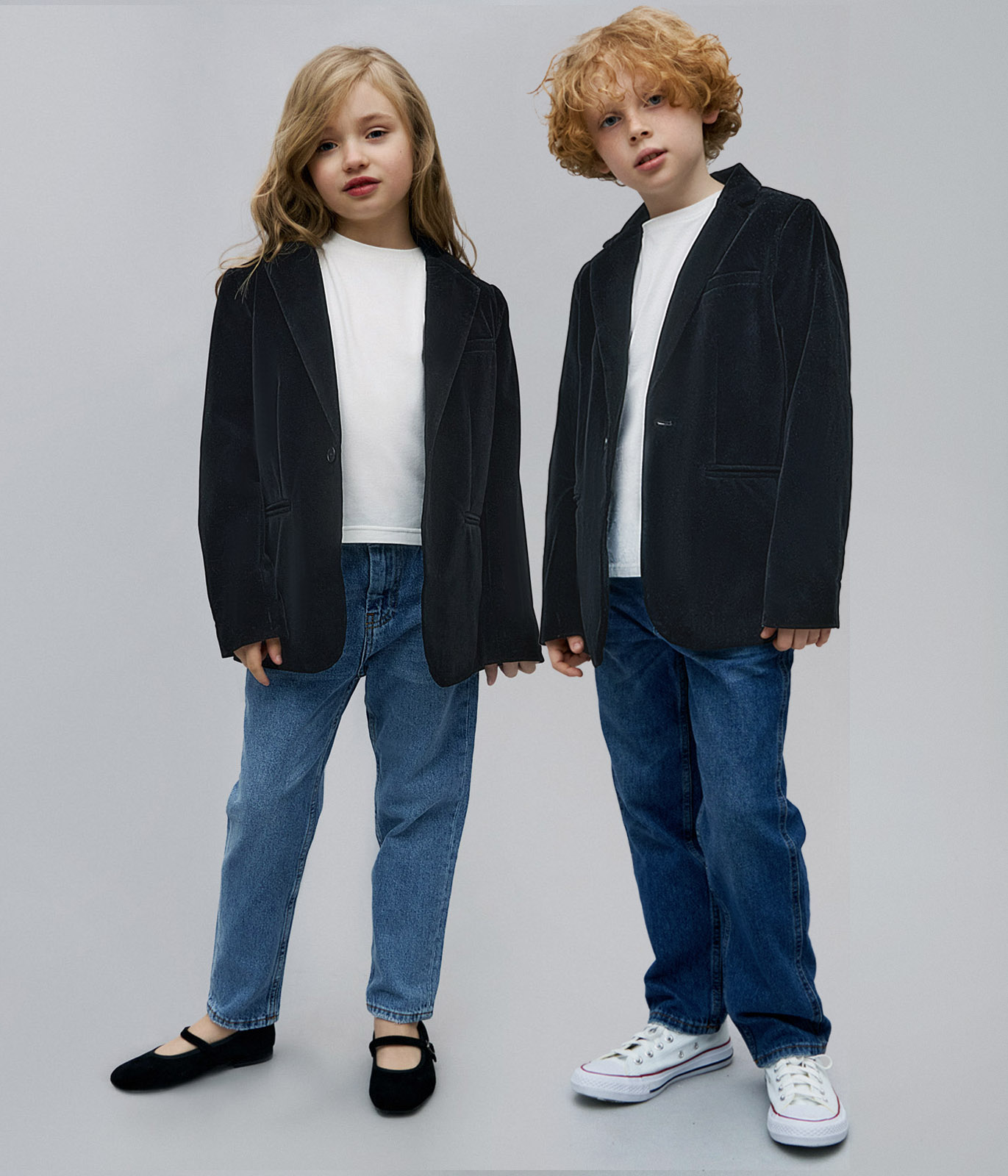 BOYS Velour Blazer/Велюровый пиджак для мальчиков/AW24TKU011