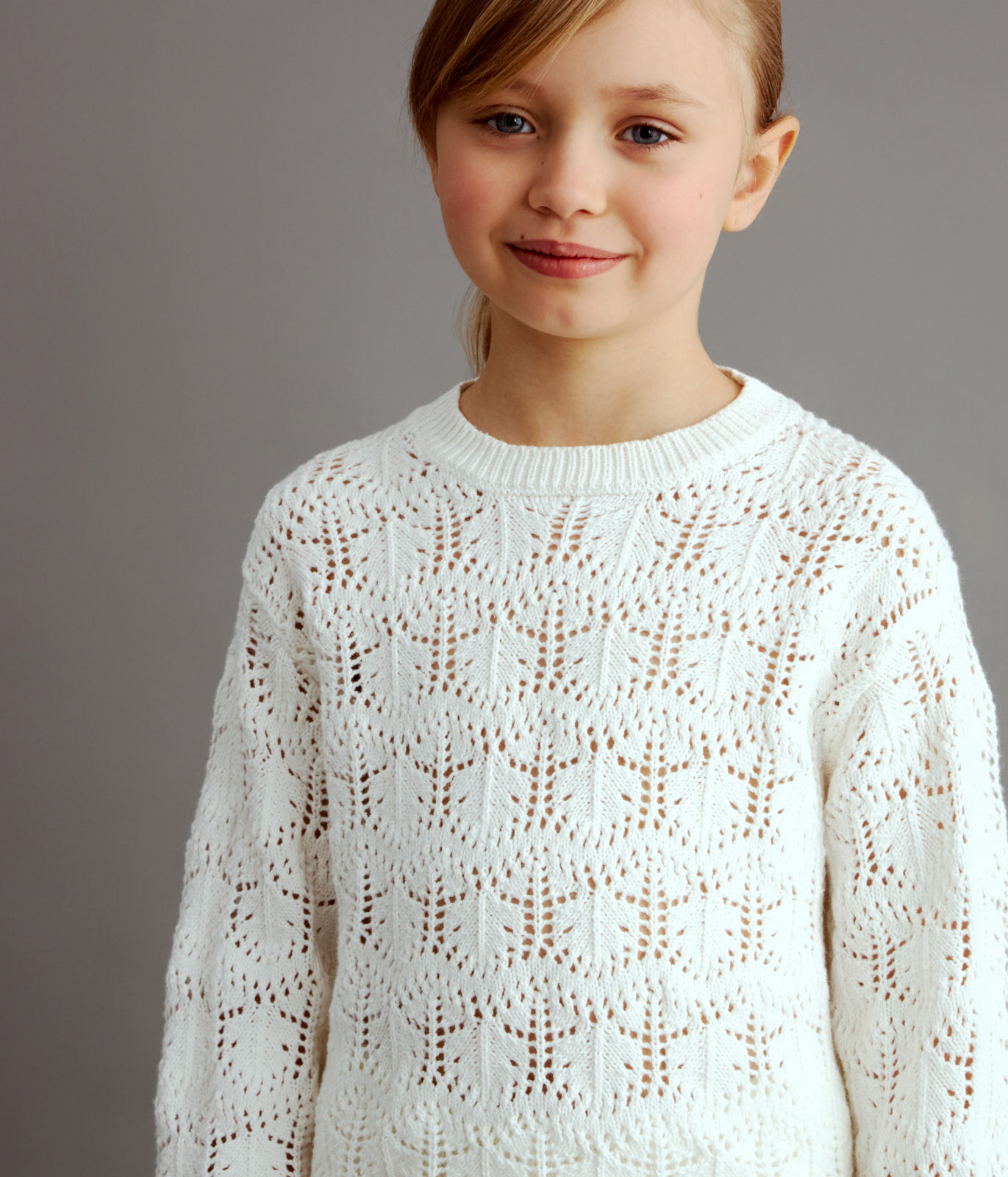 GIRLS jumper knitted/Джемпер детский/SS24TKG030