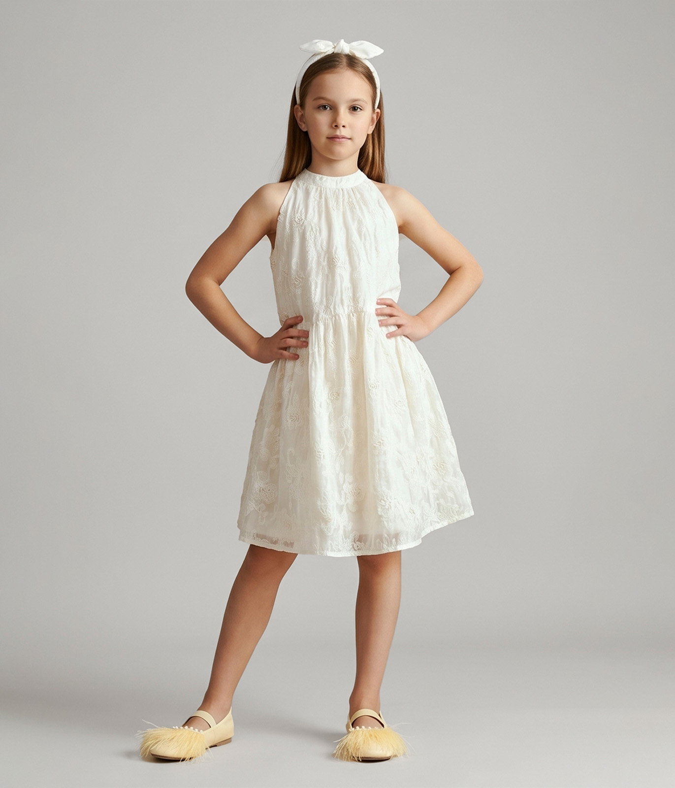 GIRLS Dress/ Платье детское/SS24TKG001