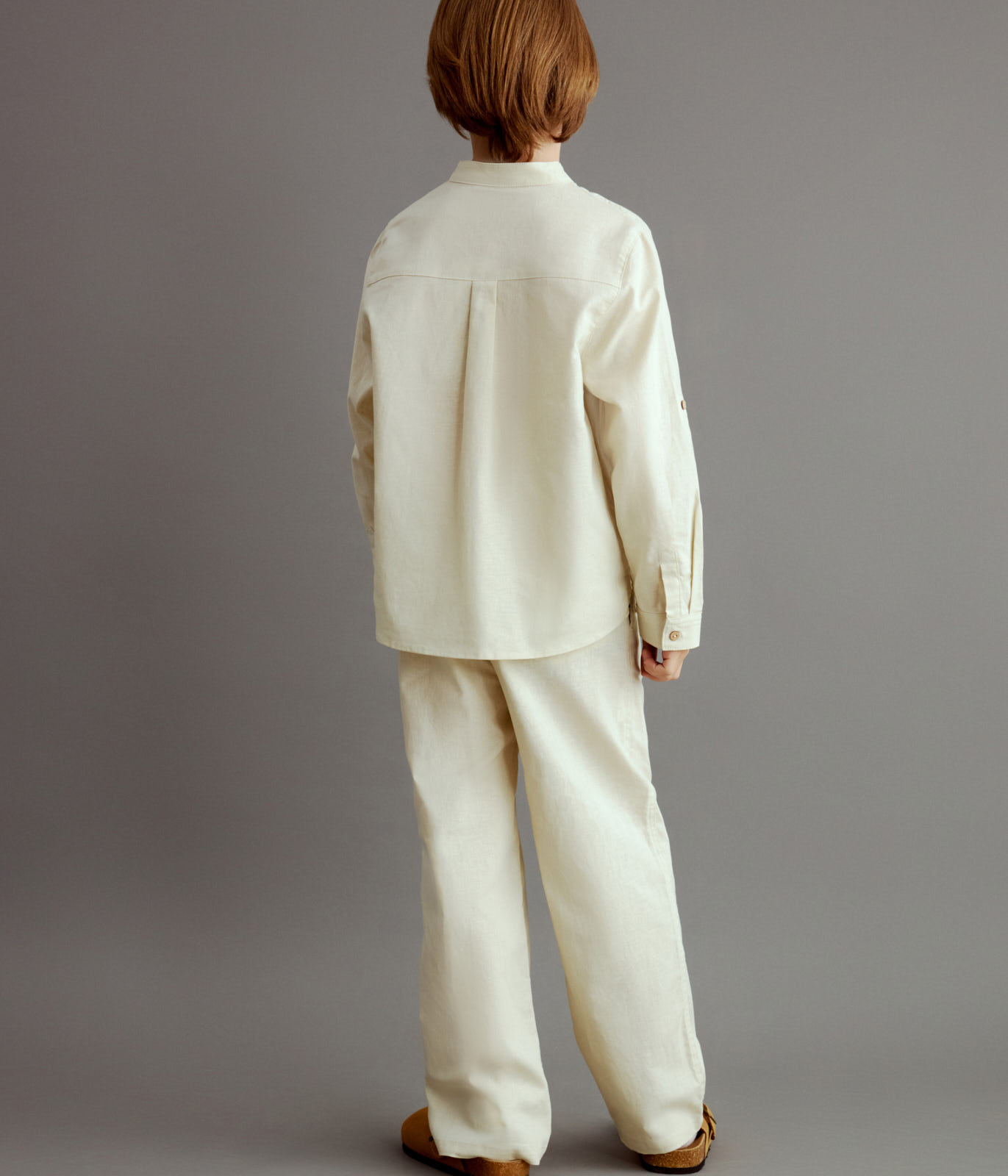 BOYS linen shirt/ Рубашка детская/SS24TKB025