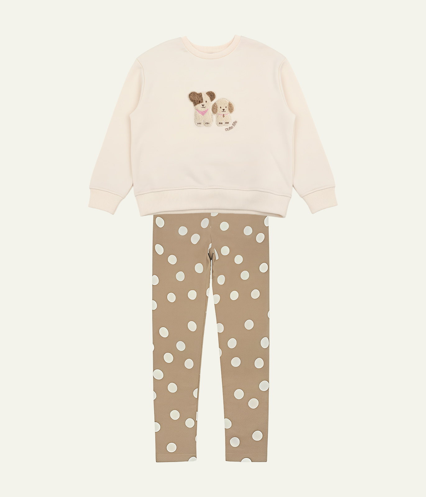 GIRLS Set: leggings & sweatshirt/Комплект детский: Леггинсы и свитшот /AW25TKG037