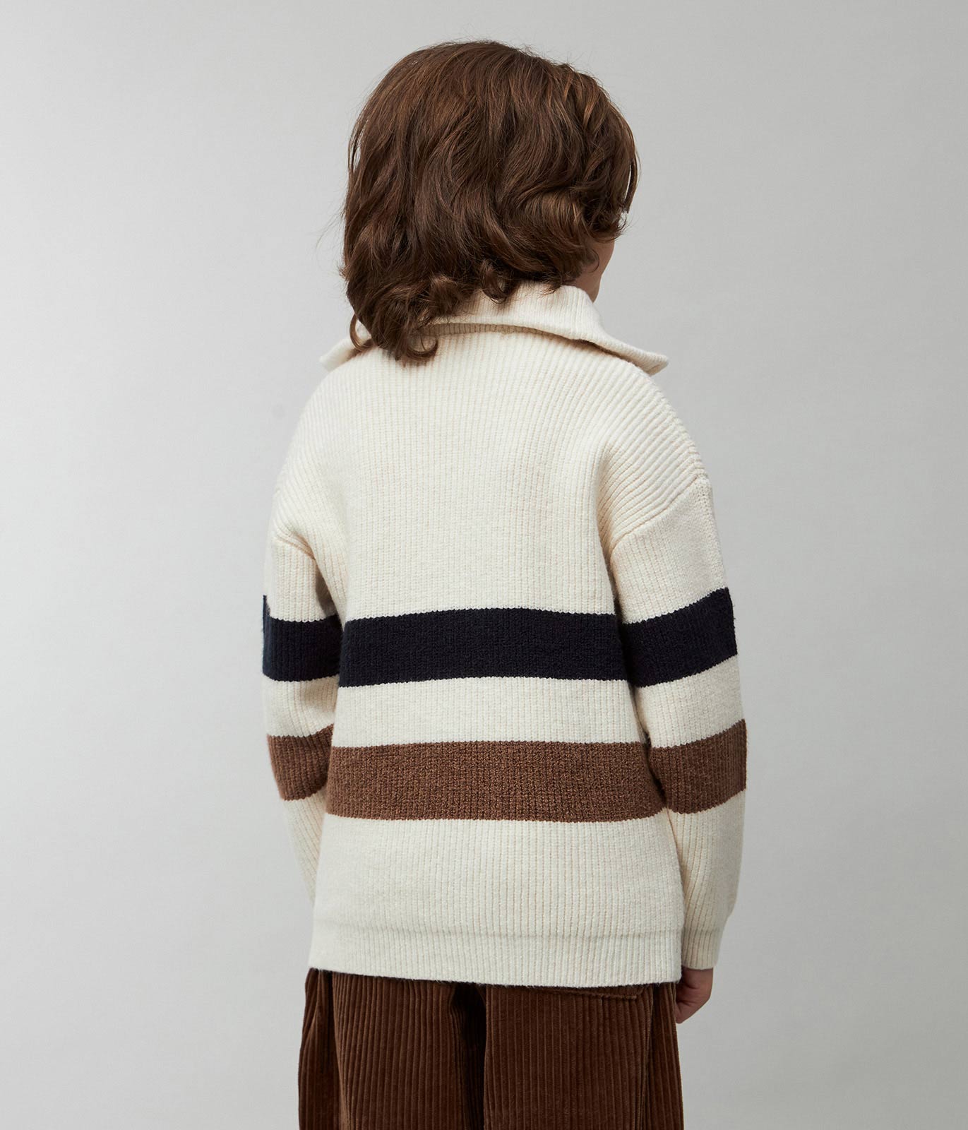 BOYS striped jumper knitted/Джемпер детский/AW24TKB025