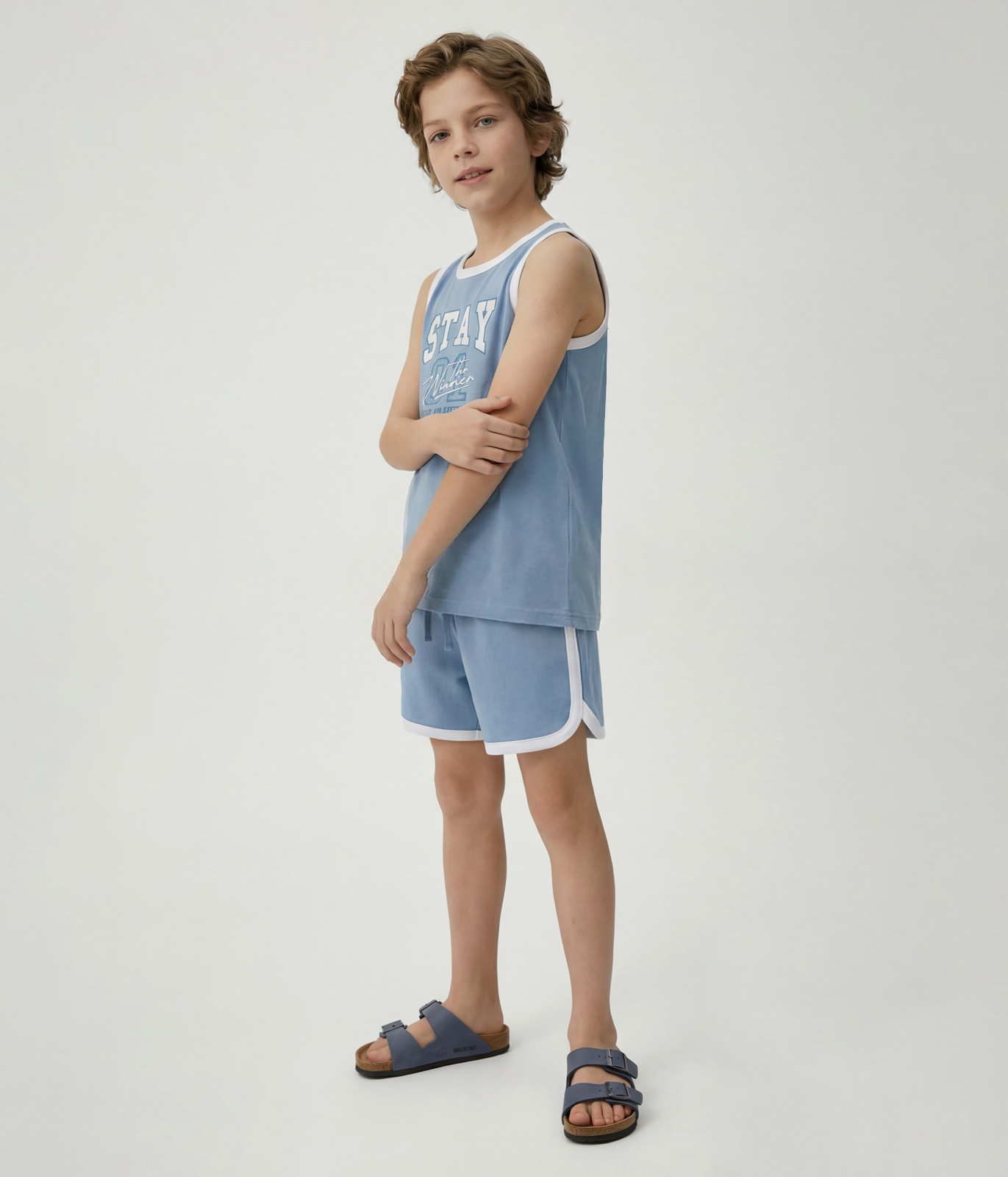 BOYS Set: t-shirt & shorts/Комплект: майка и шорты детские/SS26TKB015