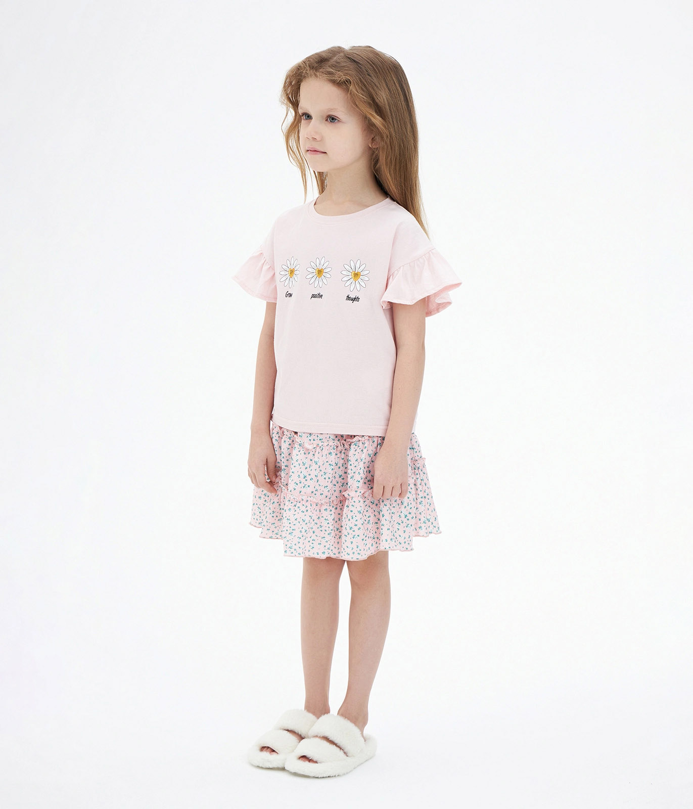 GIRLS Сhamomile tee SS/ Футболка детская к/р/SS24TKG088