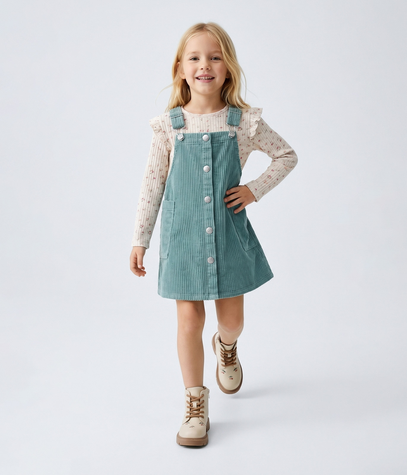 GIRLS pinny dress/ Сарафан детский/AW23TKG034