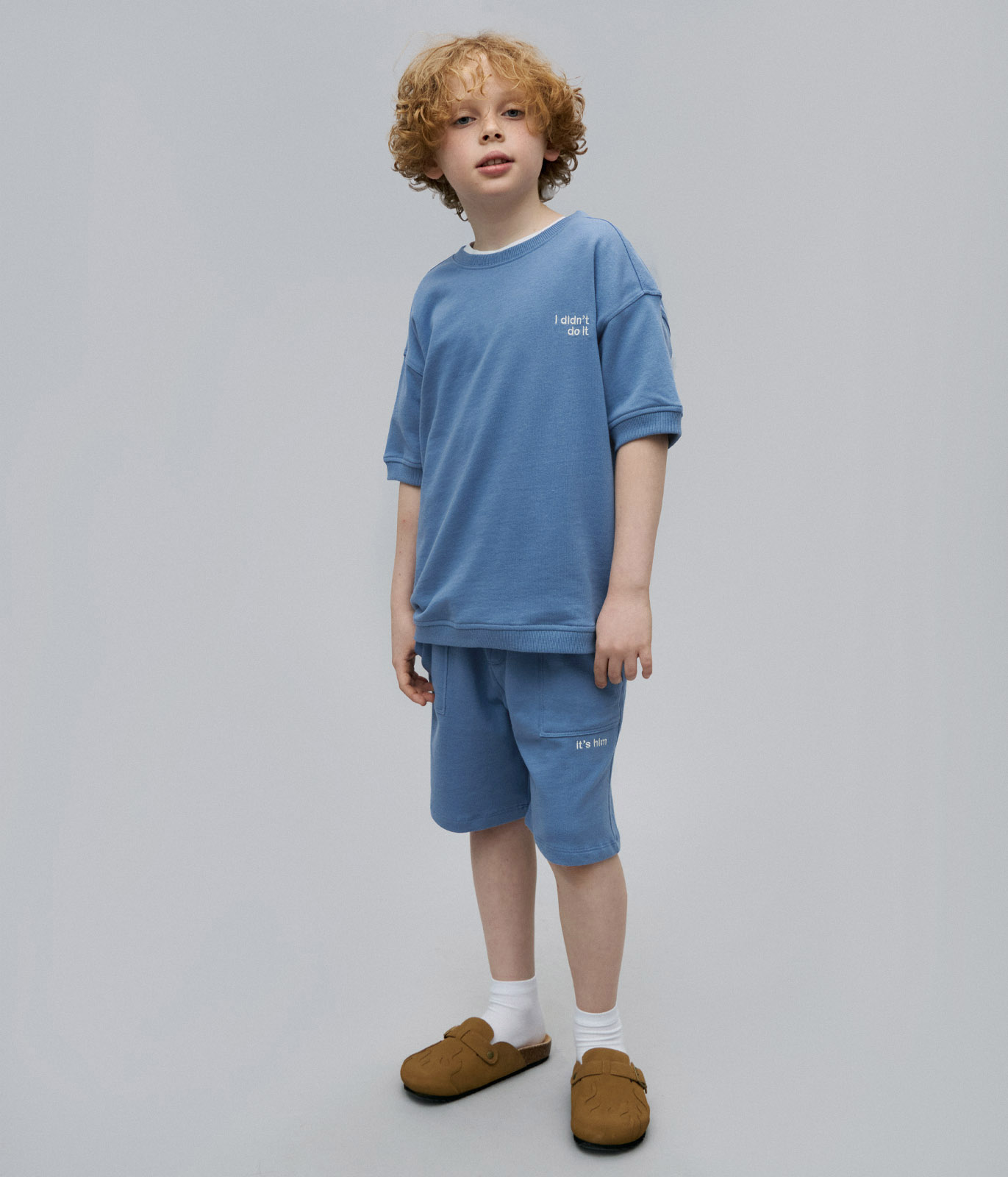 BOYS Set Shorts and Tee SS/ К-т джемпер и шорты  детский /SS24TKB041