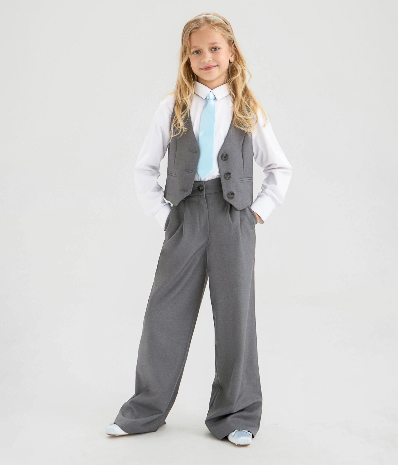 GIRLS Vest/Жилет детский/AW25TKG018
