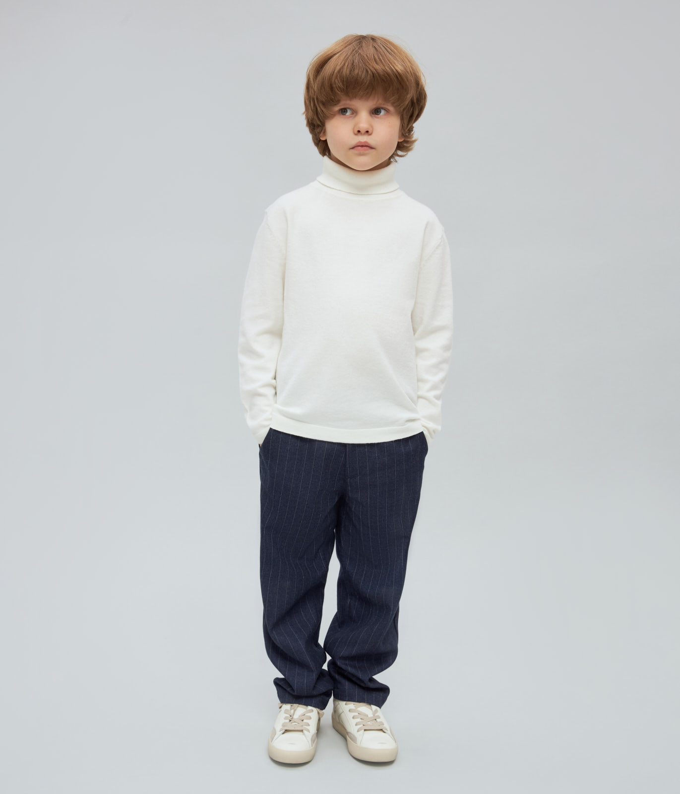 GIRLS roll neck knitted/Водолазка детская/AW24TKU046