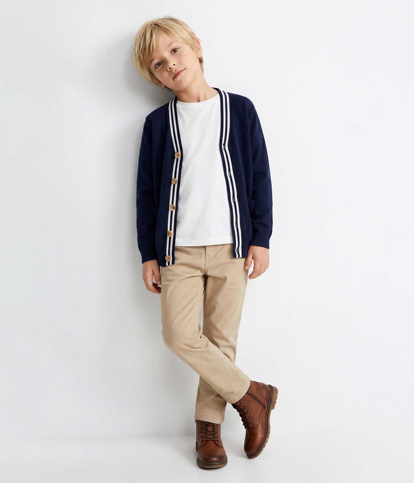 BOYS Cardi knitted/Кардиган детский/AW23TKB033