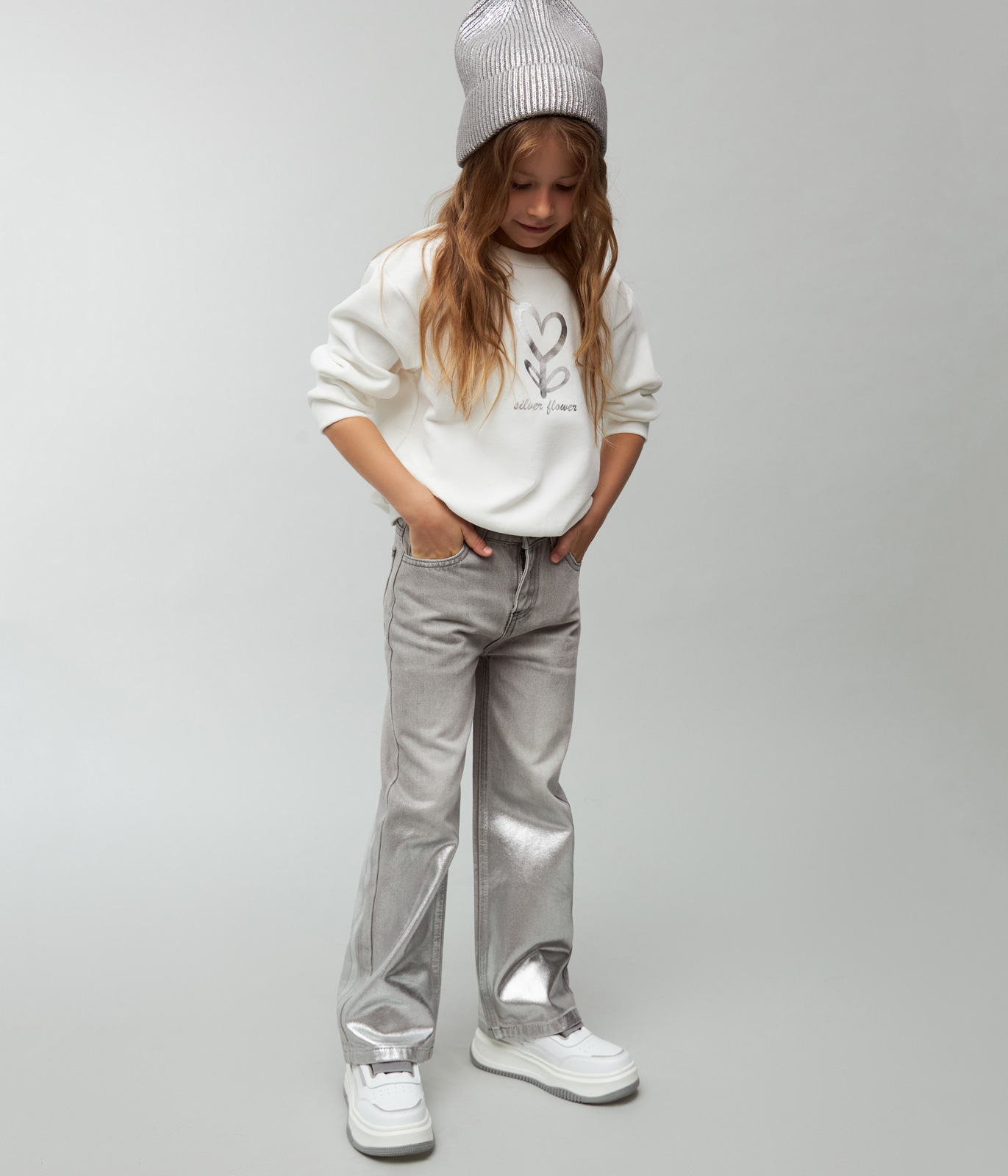 GIRLS Jeans/Джинсы детские/AW25TKG029
