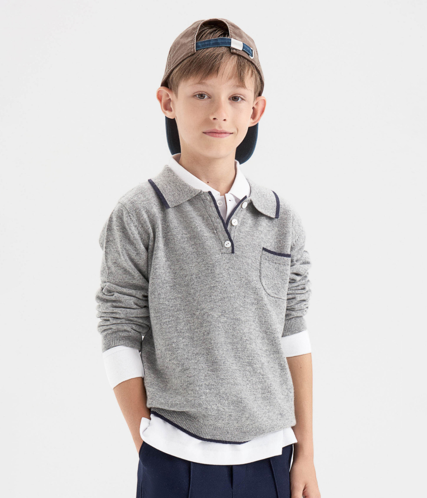 BOYS Jumper knitted/Джемпер детский/AW23TKB031