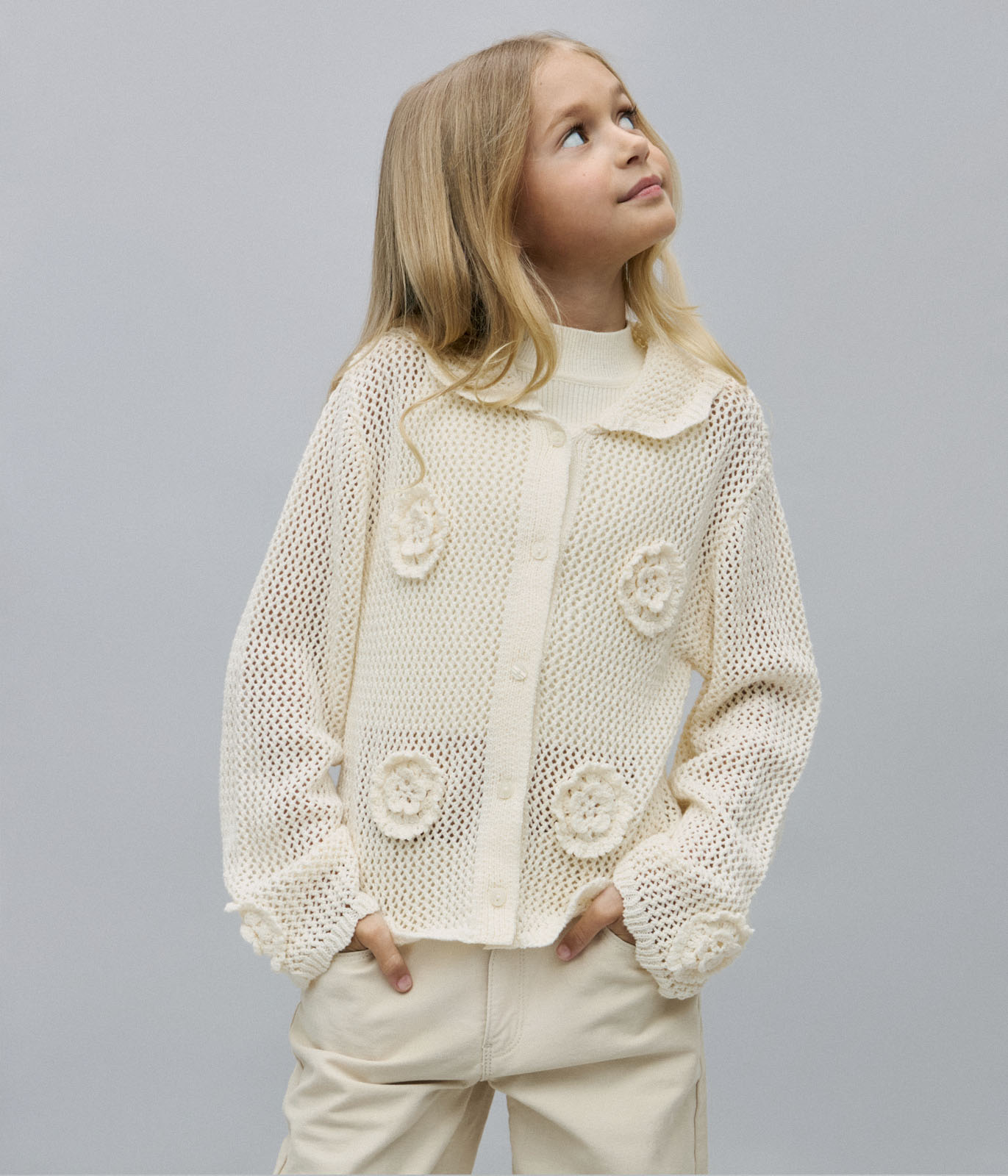 GIRLS cardigan/Кардиган детский/SS25TKG042 