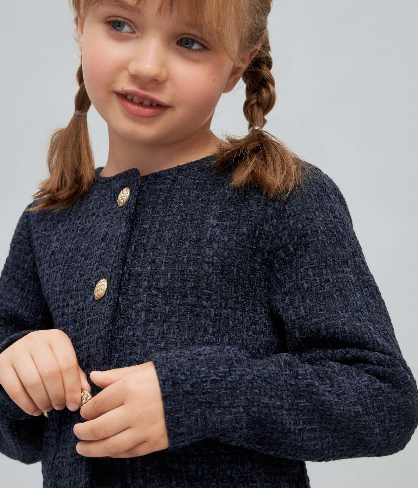 GIRLS School Tweed Jacket/ Жакет детский AW24TKG004