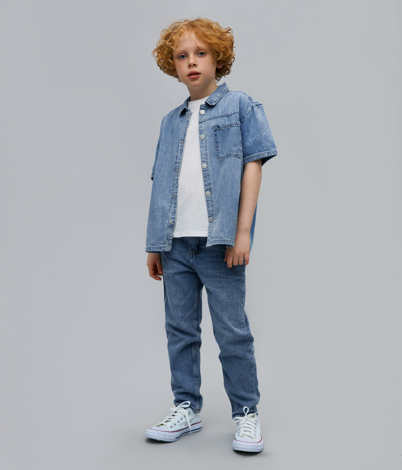 BOYS Shirt/Детская рубашка / SS25TKB008