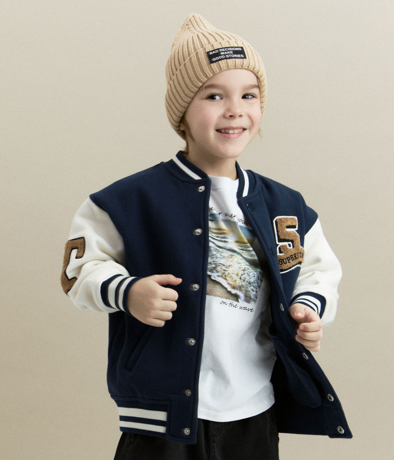 BOYS Sweat bomber/ Куртка детская/SS24TKB001