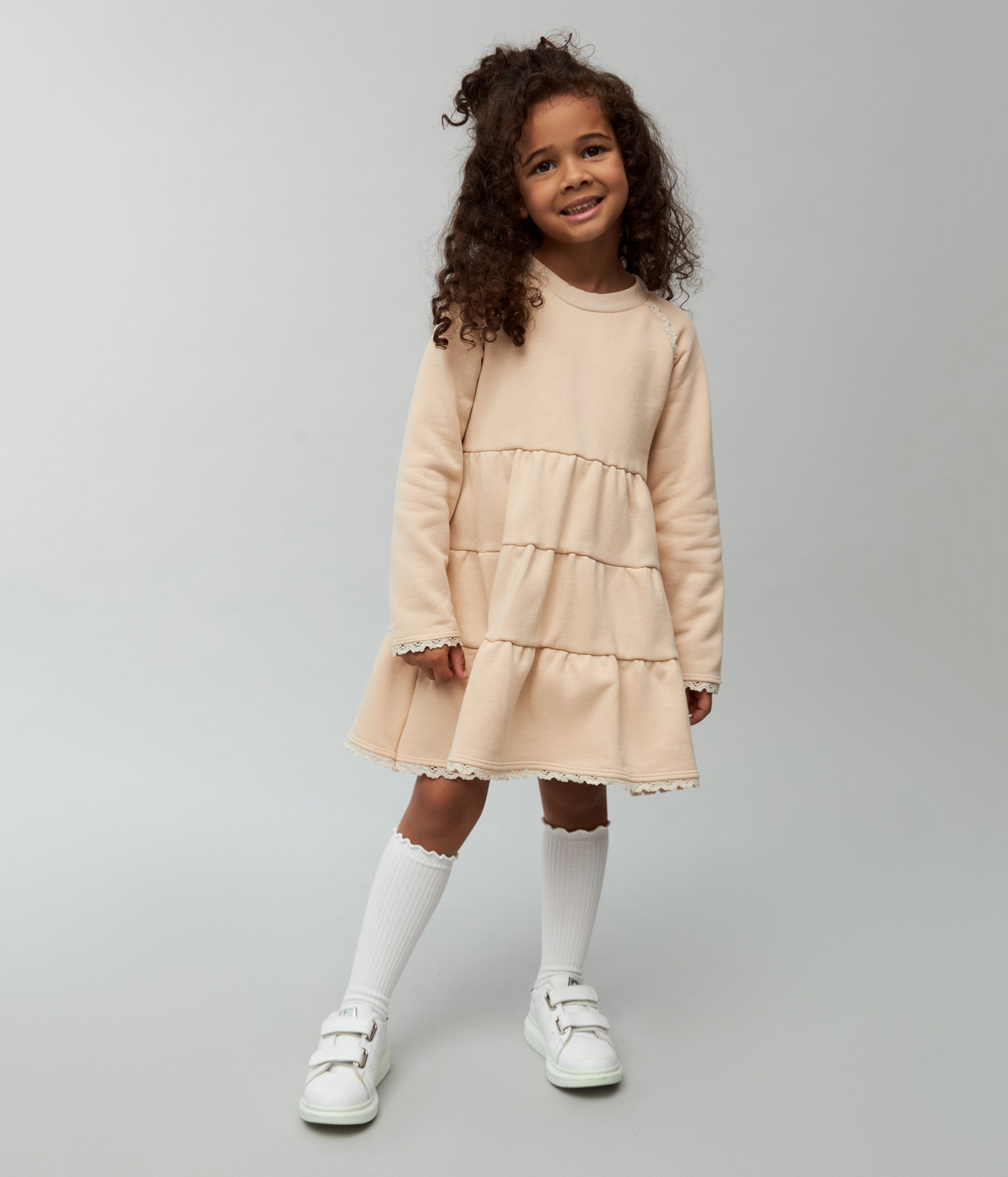 GIRLS dress LS/ Платье детское д/р/AW23TKG029