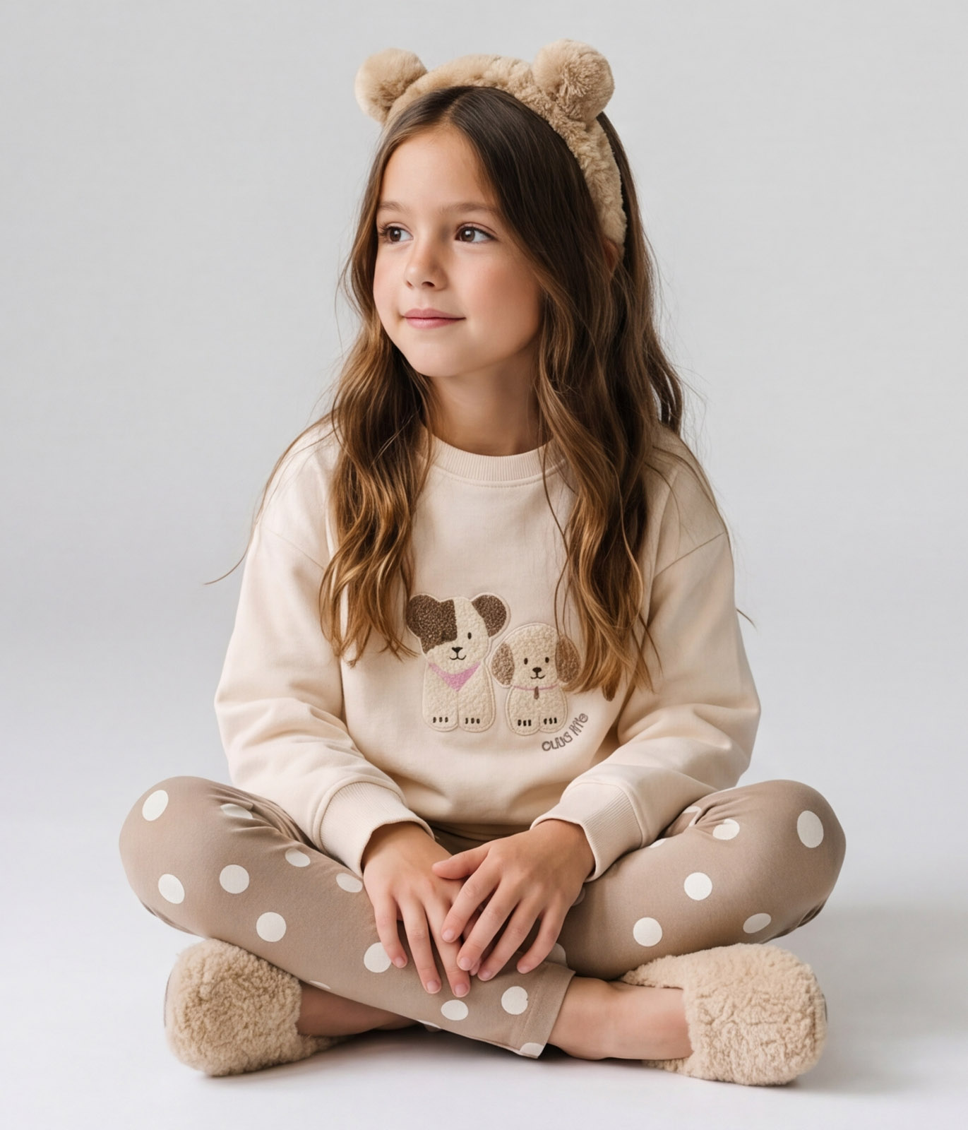 GIRLS Set: leggings & sweatshirt/Комплект детский: Леггинсы и свитшот /AW25TKG037