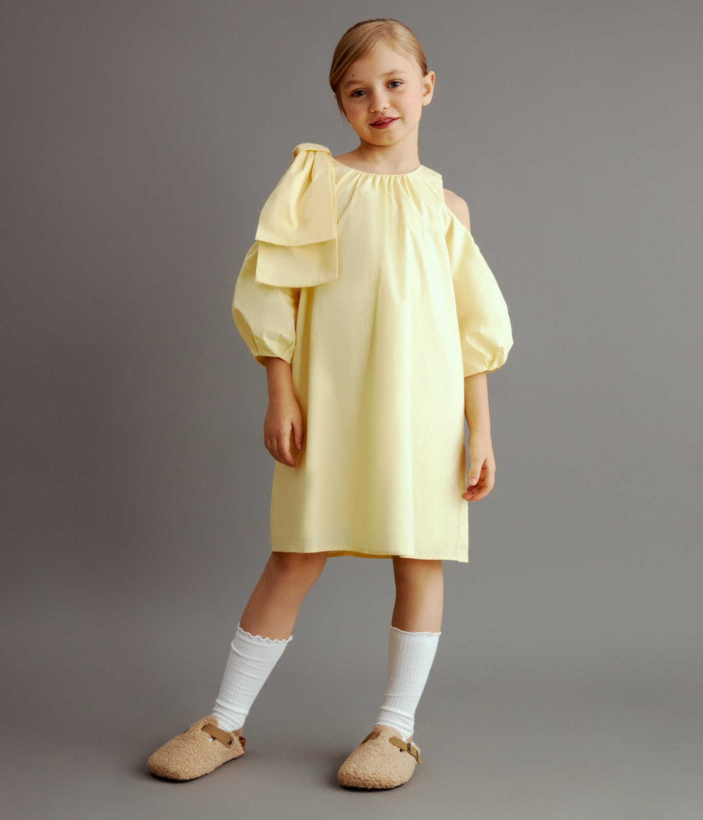 GIRLS poplin dress SS/Платье детское/SS24TKG094