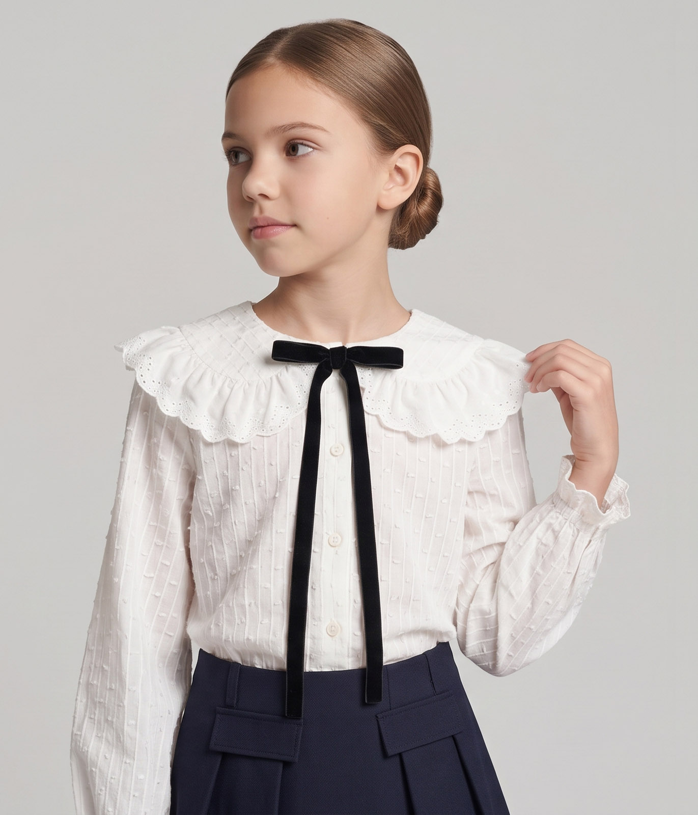 GIRLS Blouse/Блузка детская/AW25TKG021