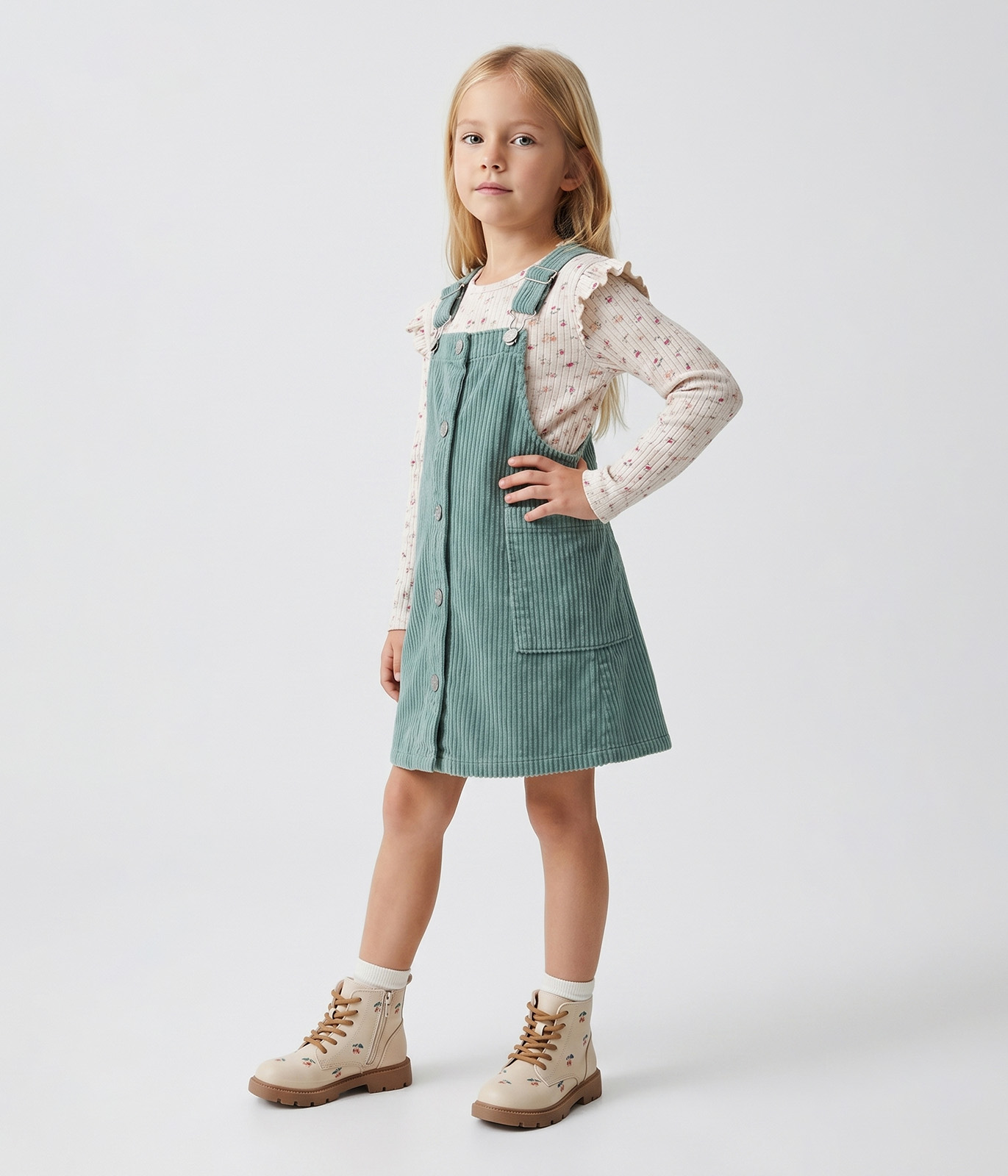 GIRLS pinny dress/ Сарафан детский/AW23TKG034