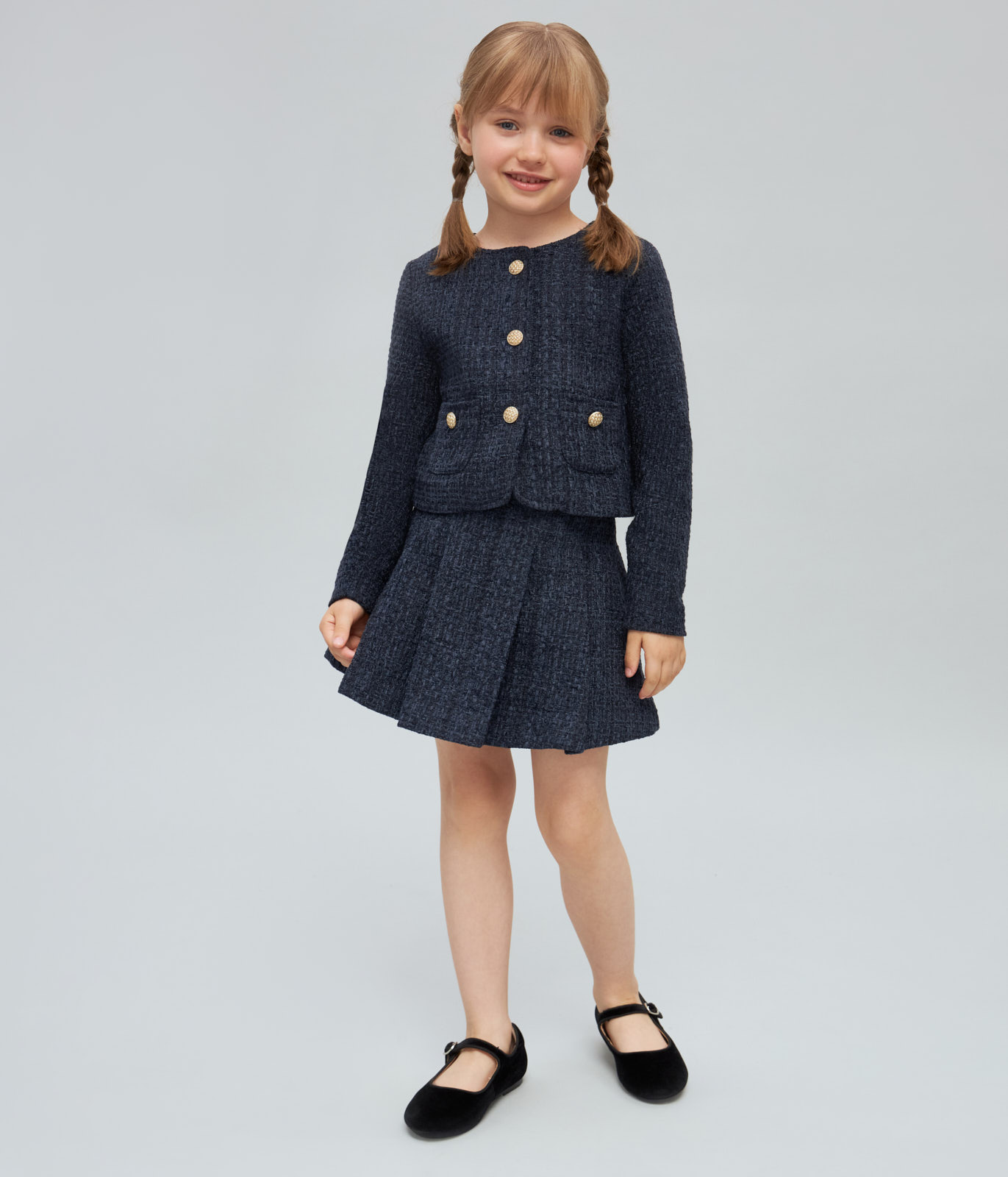 GIRLS School Tweed Jacket/ Жакет детский AW24TKG004