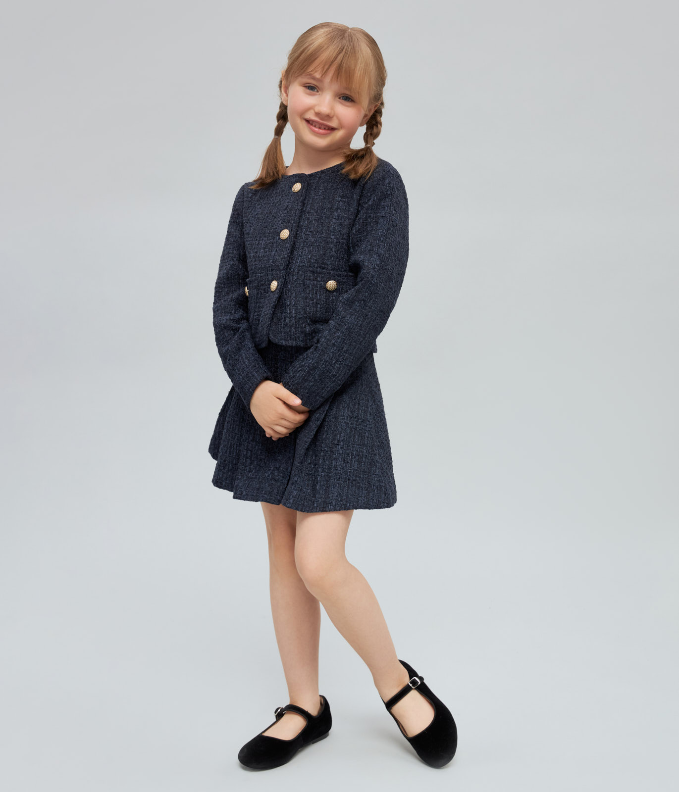 GIRLS School Tweed Jacket/ Жакет детский AW24TKG004