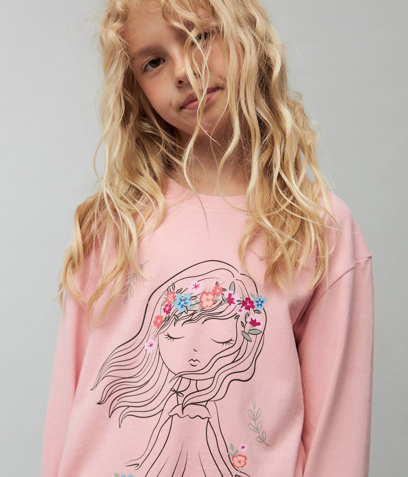 GIRLS Tee LS/ Футболка детская д/р/AW23TKG039