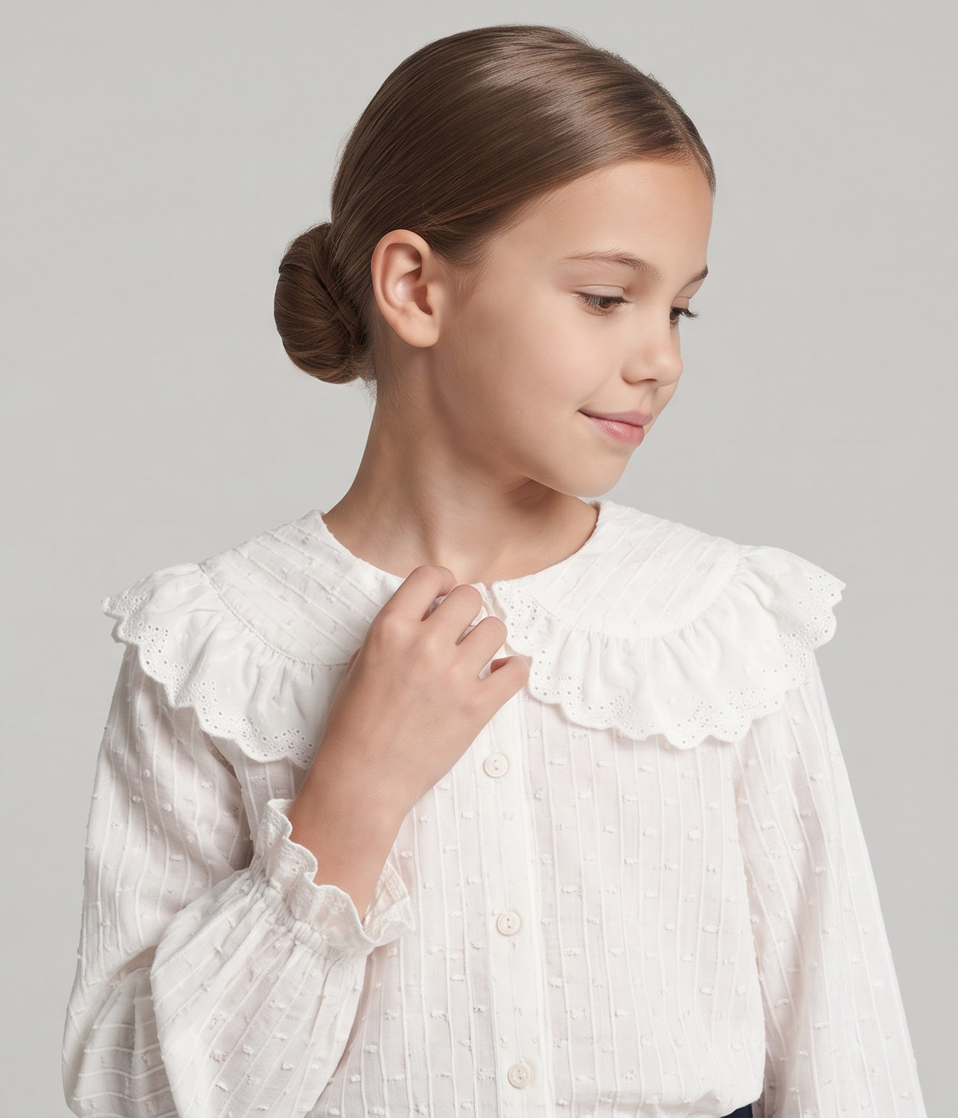 GIRLS Blouse/Блузка детская/AW25TKG021