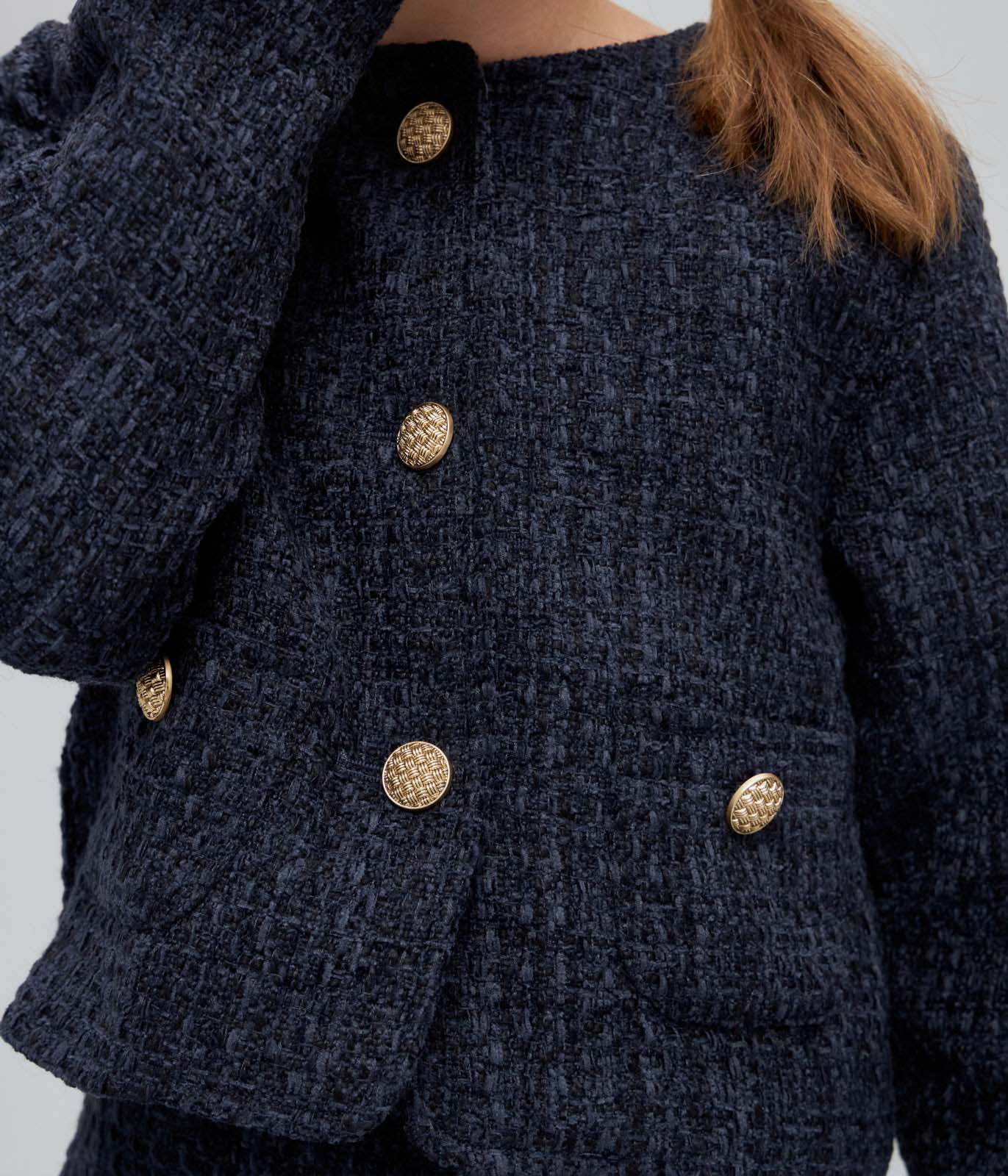 GIRLS School Tweed Jacket/ Жакет детский AW24TKG004