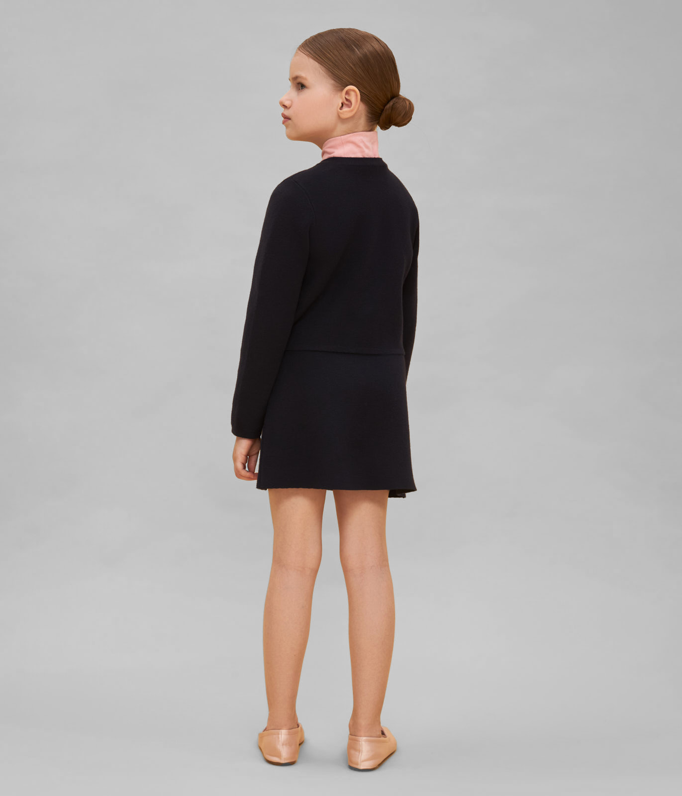 GIRLS skirt knitted/Юбка детская/AW24TKG010