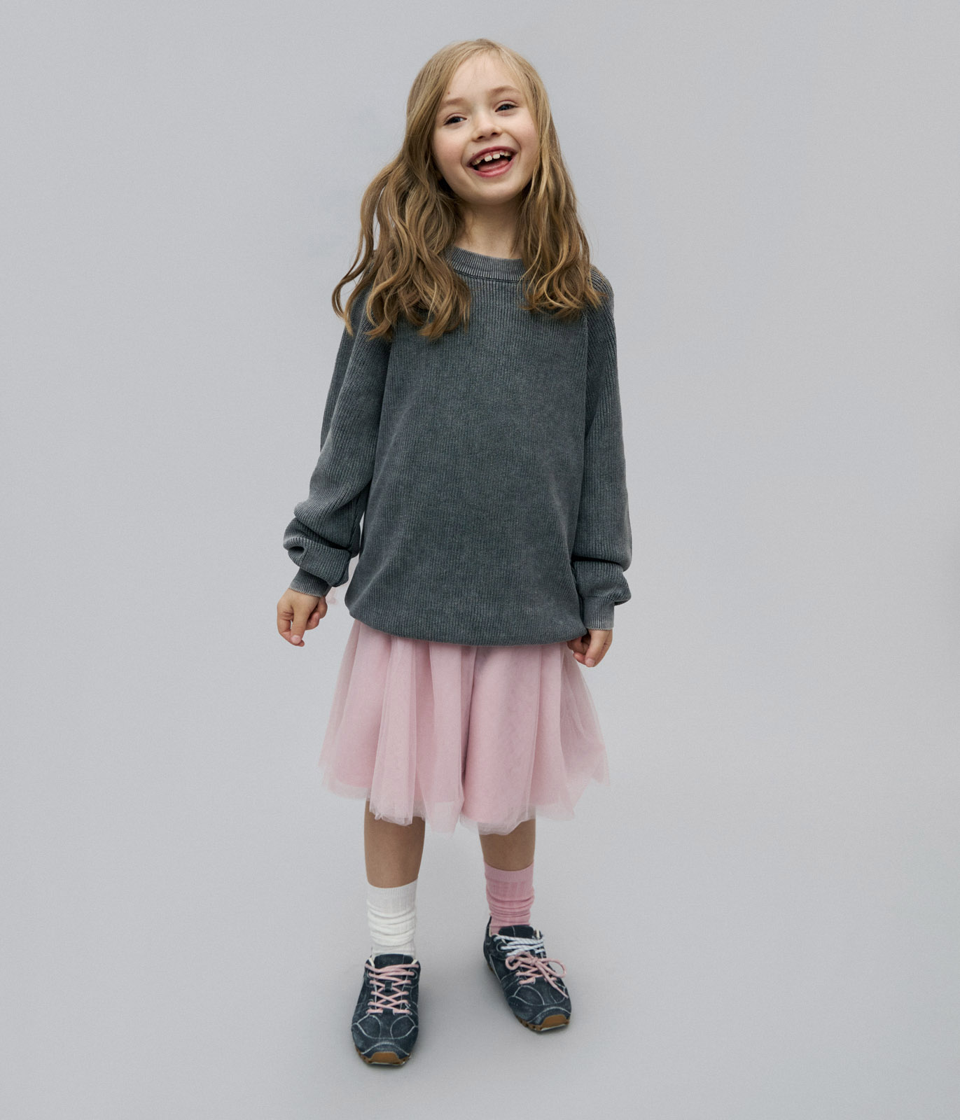 GIRLS Mesh skirt/ Юбка детская/AW23TKG060