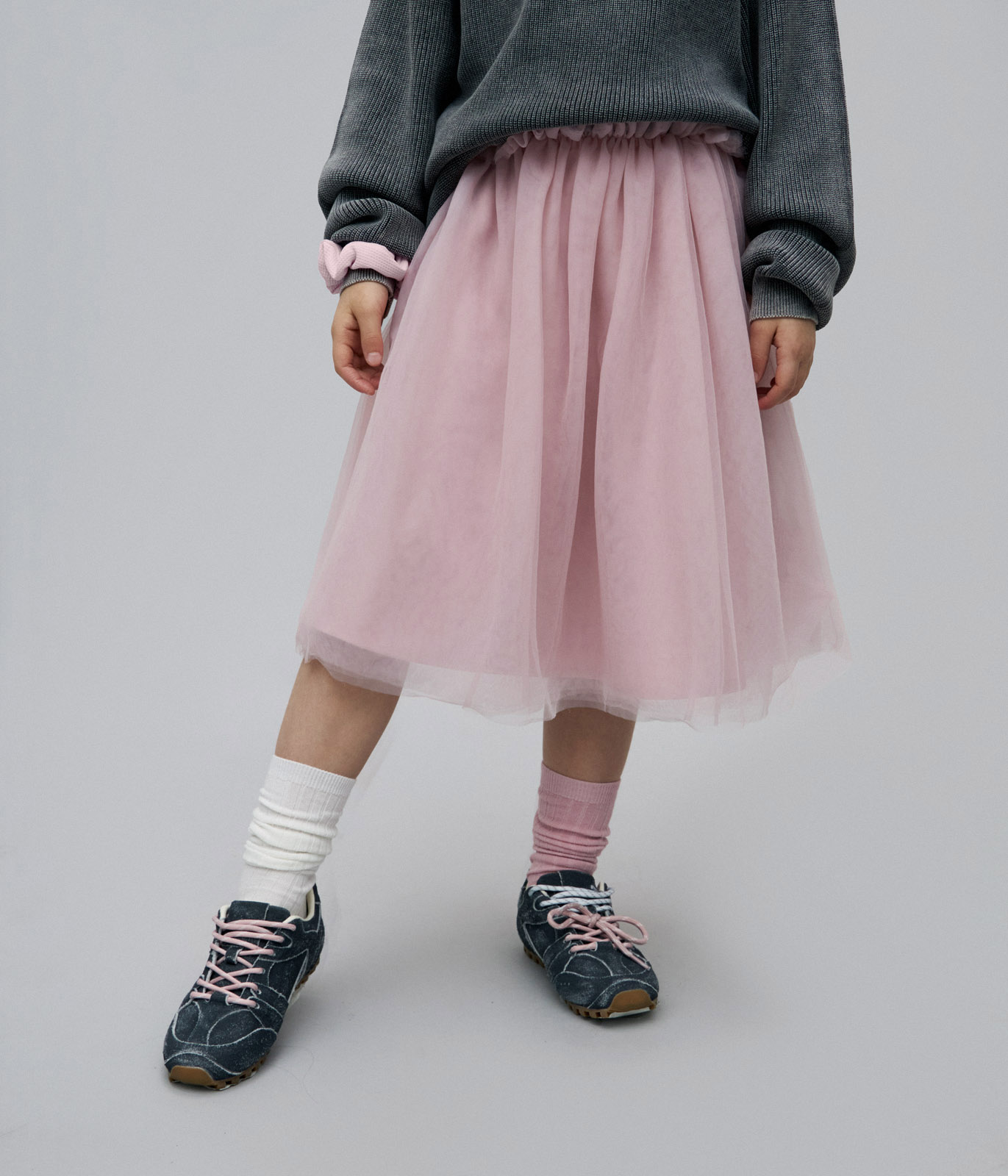 GIRLS Mesh skirt/ Юбка детская/AW23TKG060